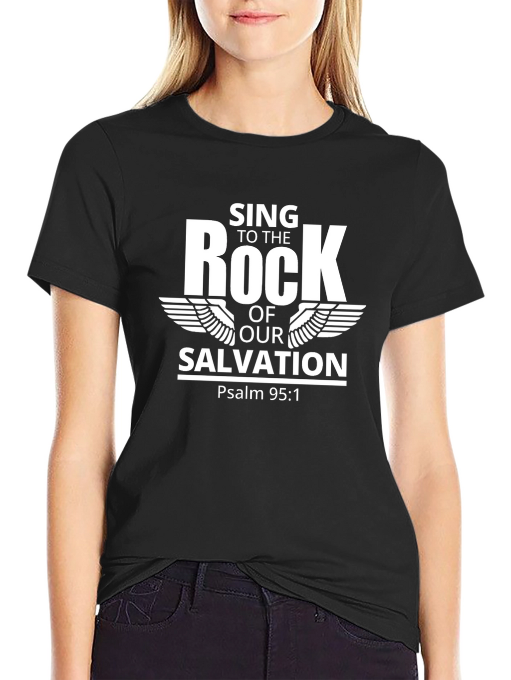 Sing to the Rock Graphic Tee - Christian Apparel