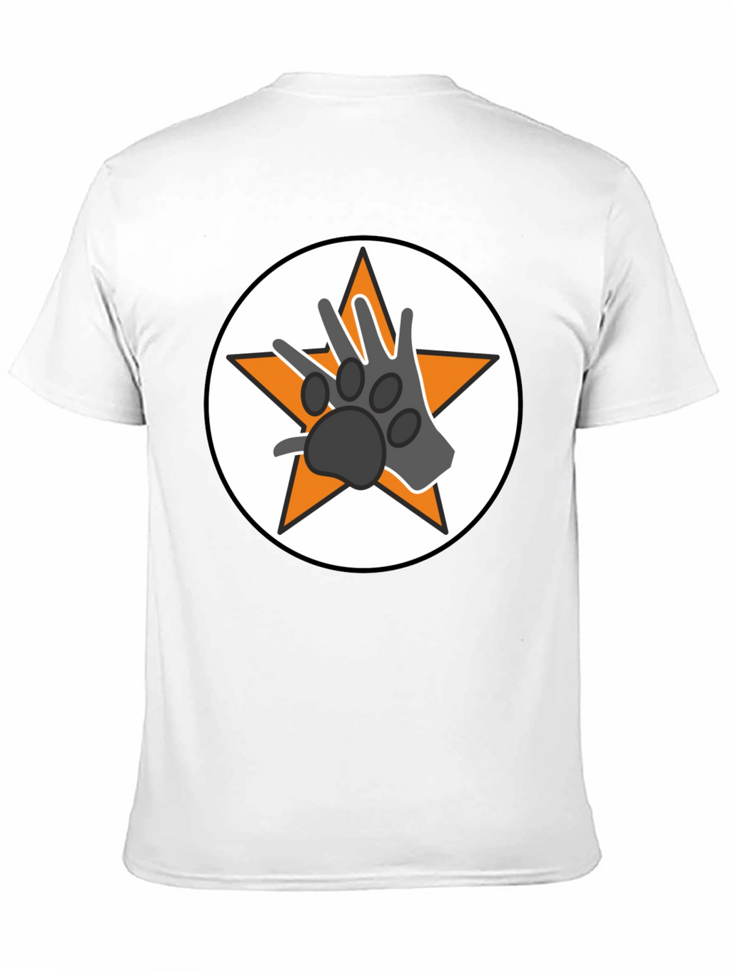 Star Paw Graphic Tee - Black Unisex T-Shirt