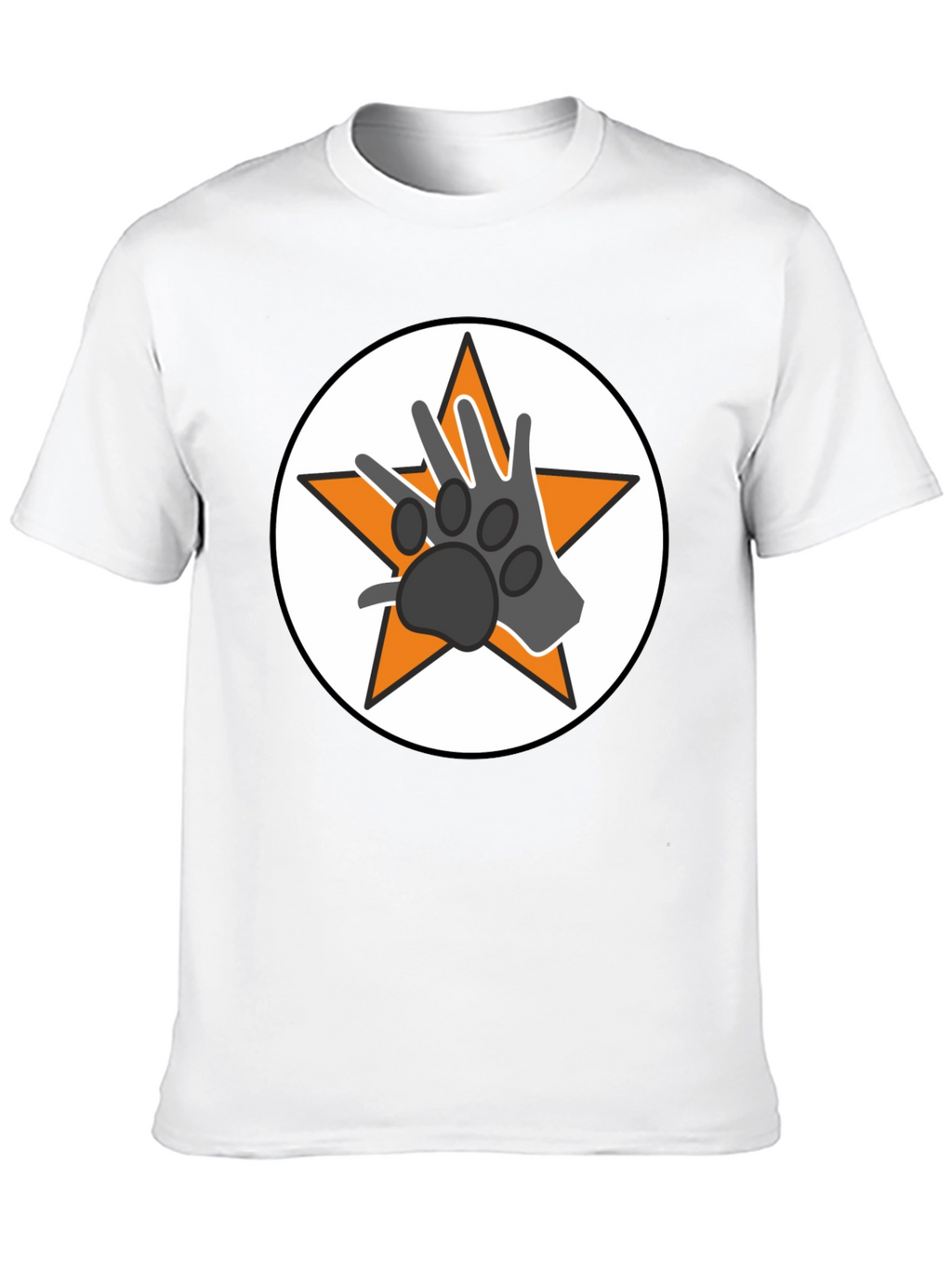 Star Paw Graphic Tee - Black Unisex T-Shirt