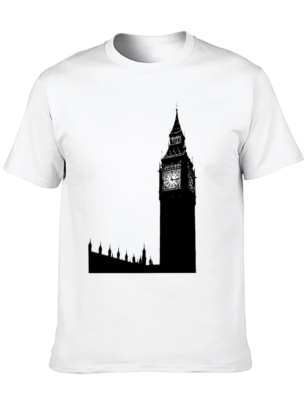 Big Ben Silhouette Tee - London Landmark Shirt