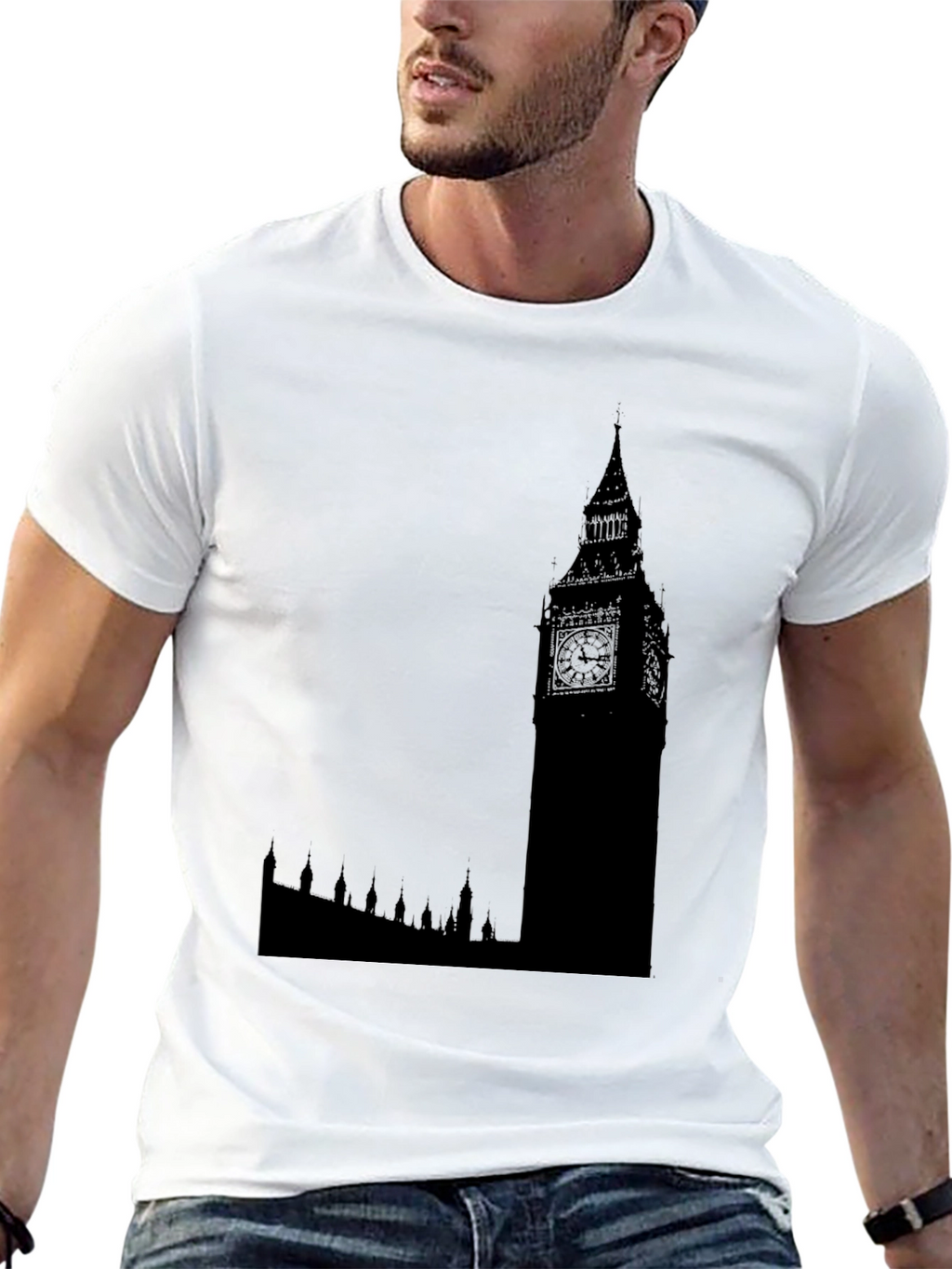 Big Ben Silhouette Tee - London Landmark Shirt