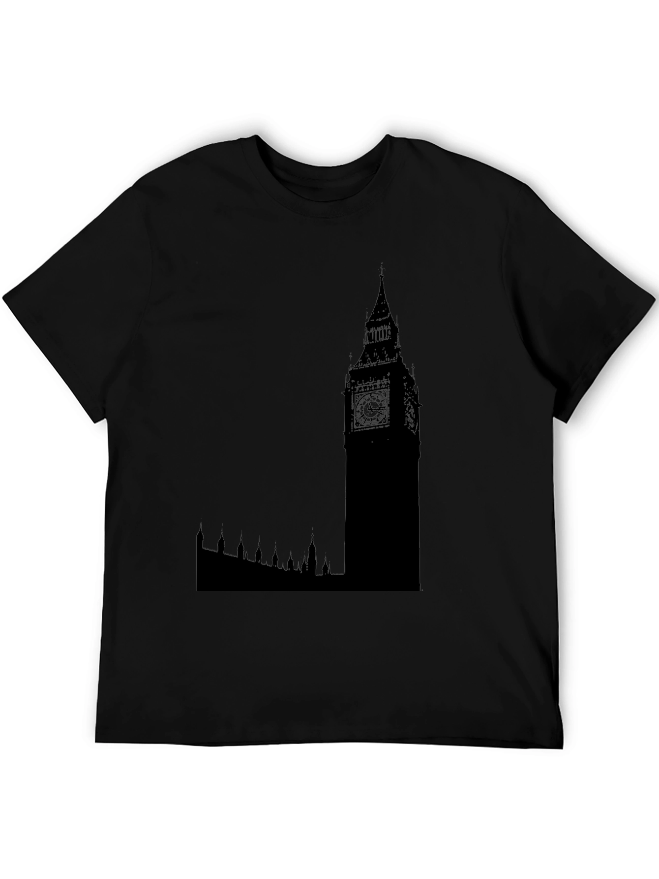 Big Ben Silhouette Tee - London Landmark Shirt