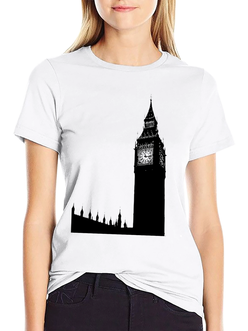 Big Ben Silhouette Tee - London Landmark Shirt