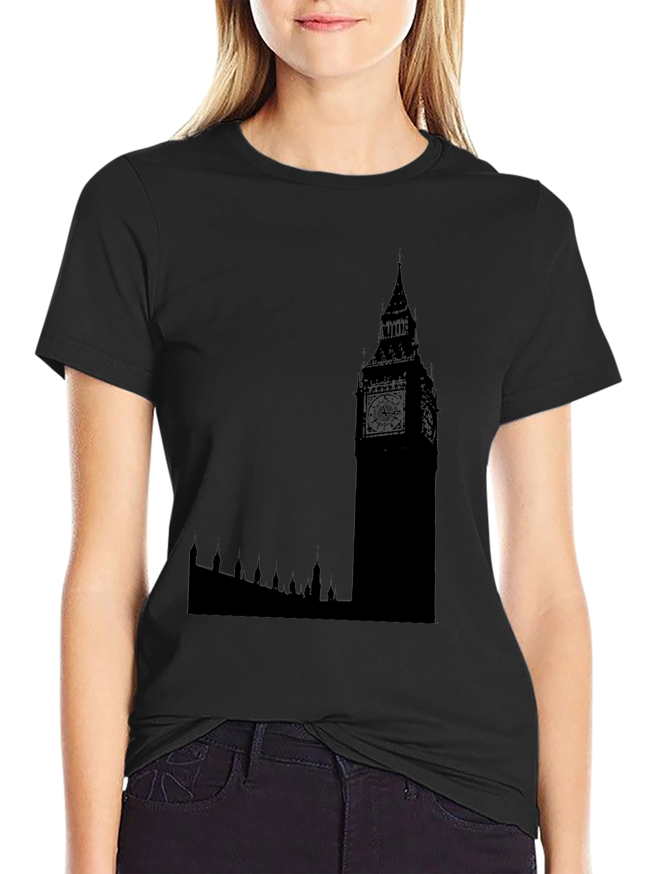 Big Ben Silhouette Tee - London Landmark Shirt