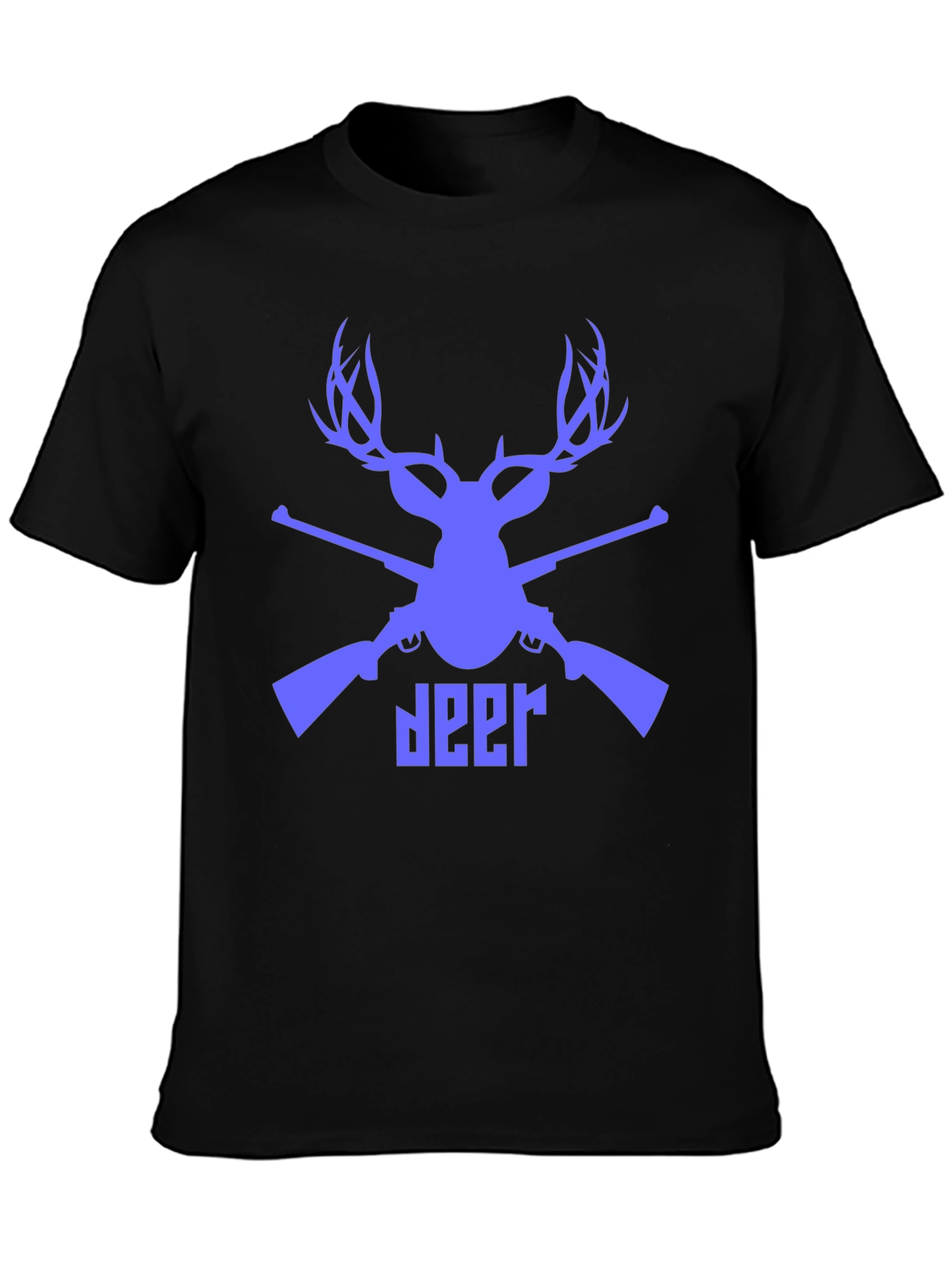 Deer Hunter Graphic Tee - Mens Black T-Shirt