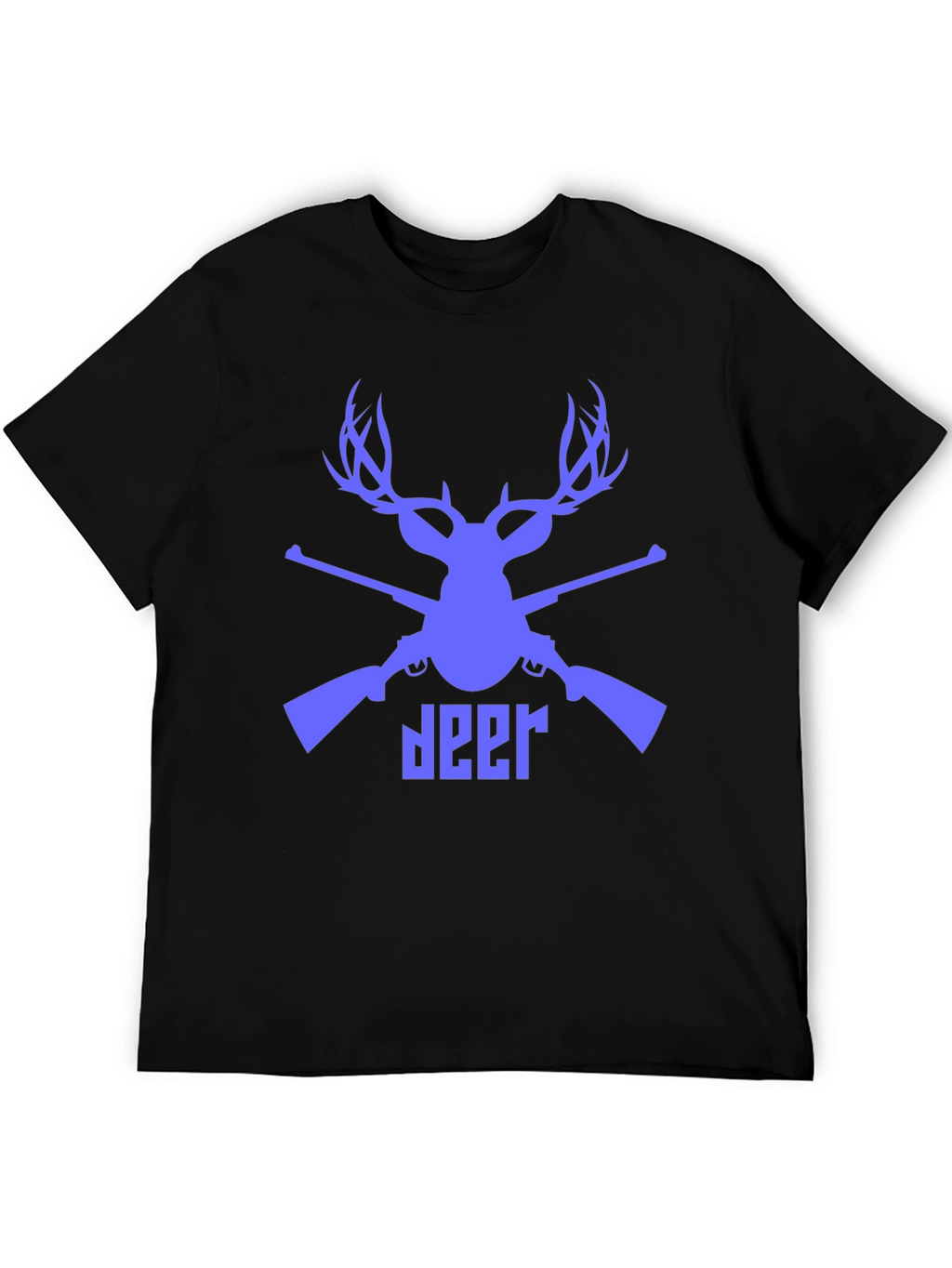 Deer Hunter Graphic Tee - Mens Black T-Shirt