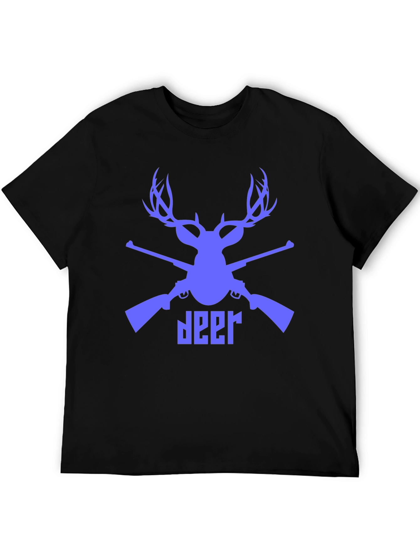 Deer Hunter Graphic Tee - Mens Black T-Shirt
