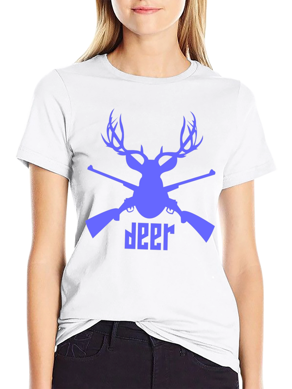 Deer Hunter Graphic Tee - Mens Black T-Shirt