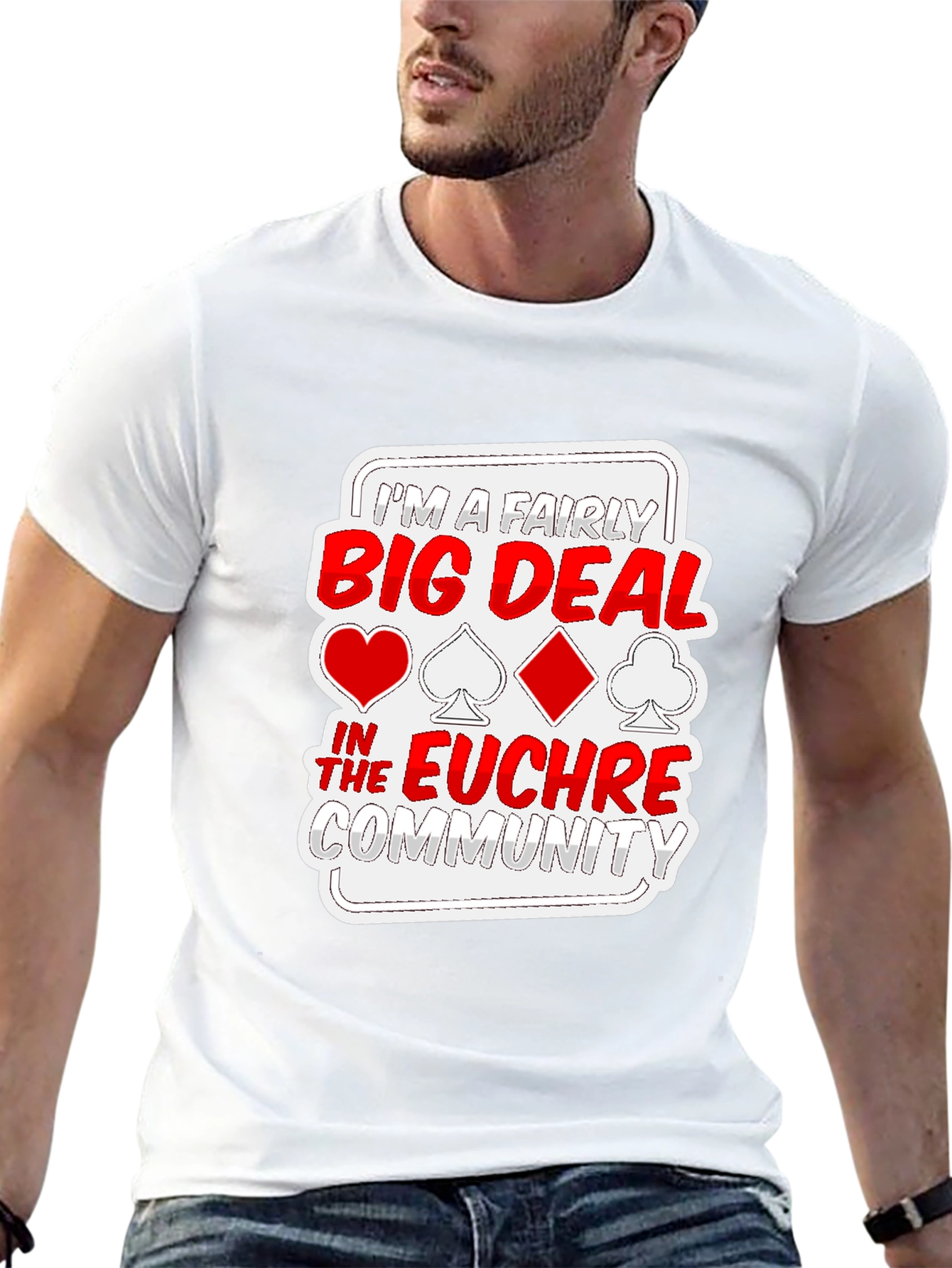 Euchre Big Deal Graphic T-Shirt - Black