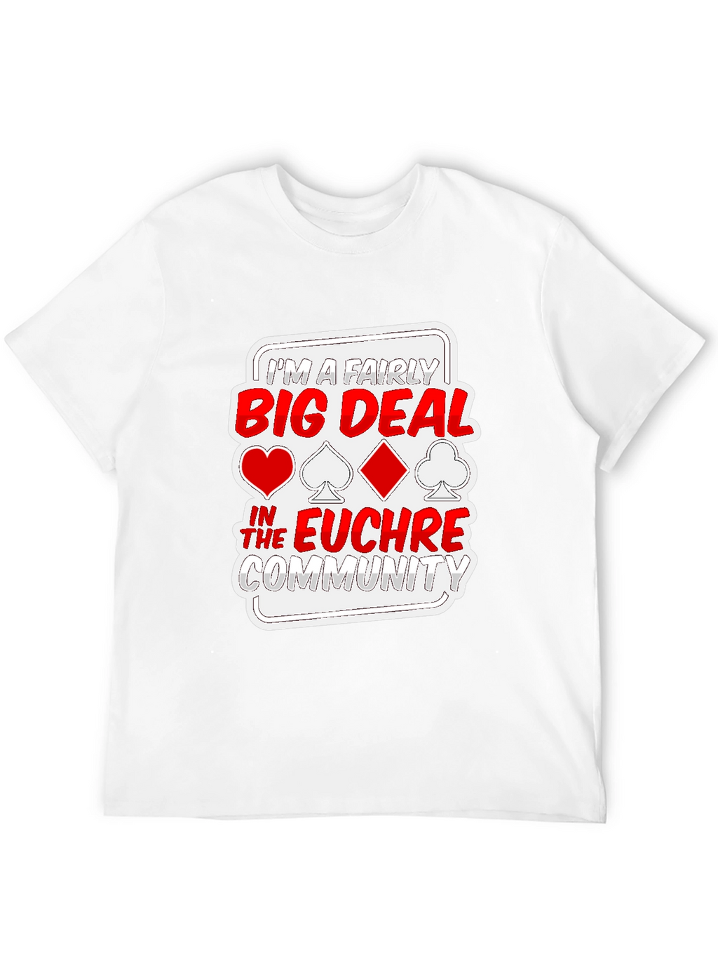 Euchre Big Deal Graphic T-Shirt - Black