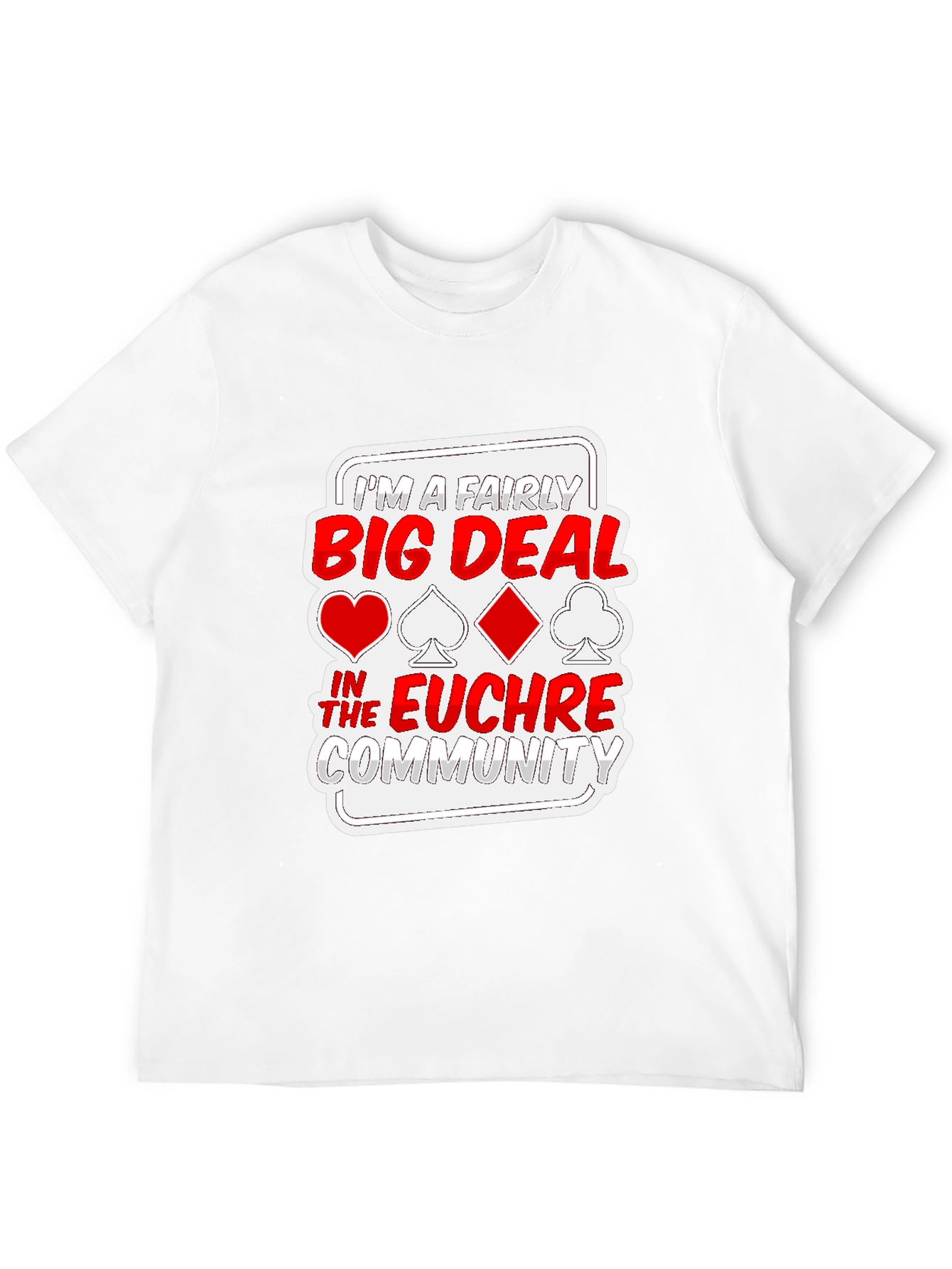 Euchre Big Deal Graphic T-Shirt - Black