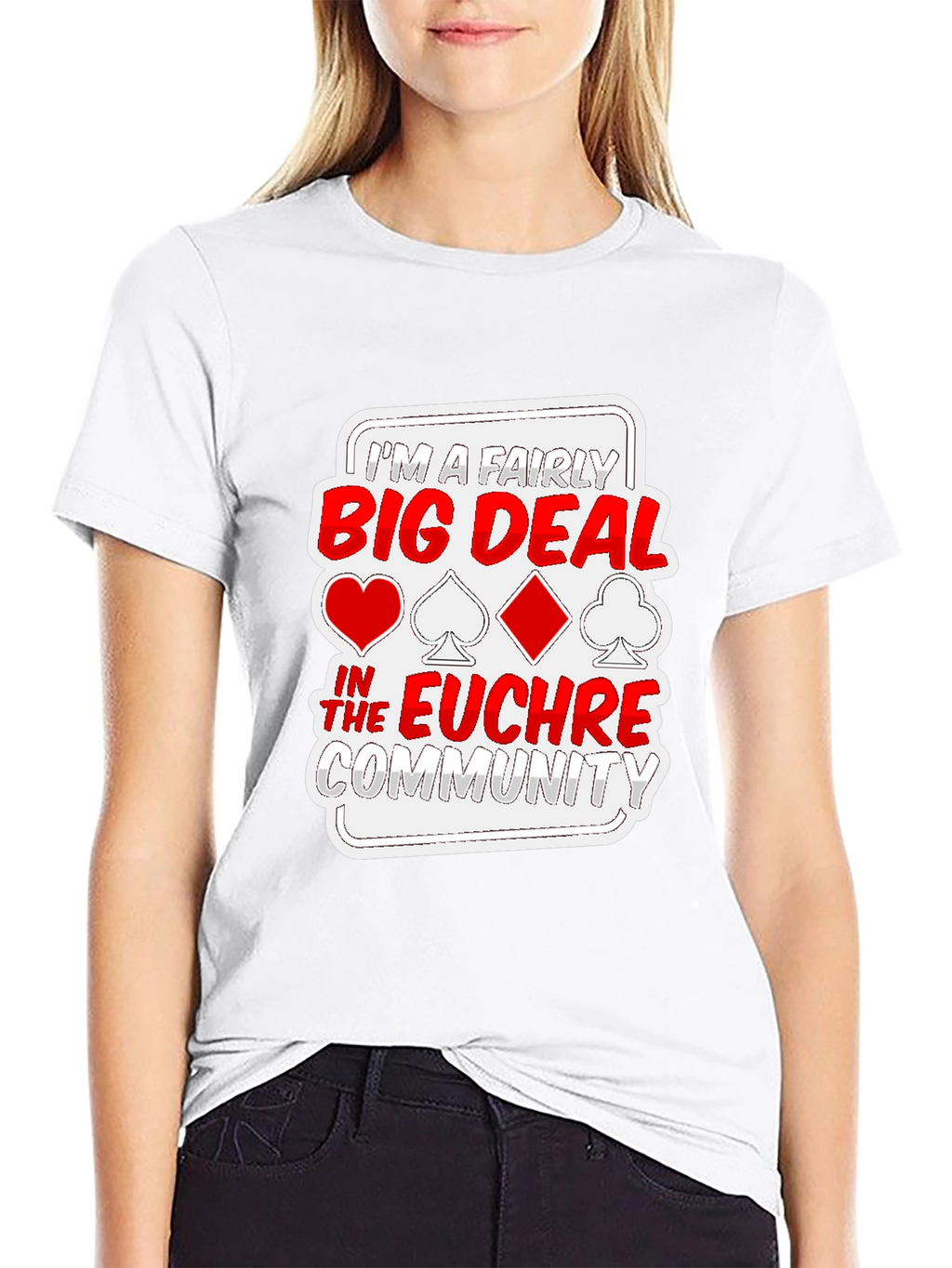 Euchre Big Deal Graphic T-Shirt - Black