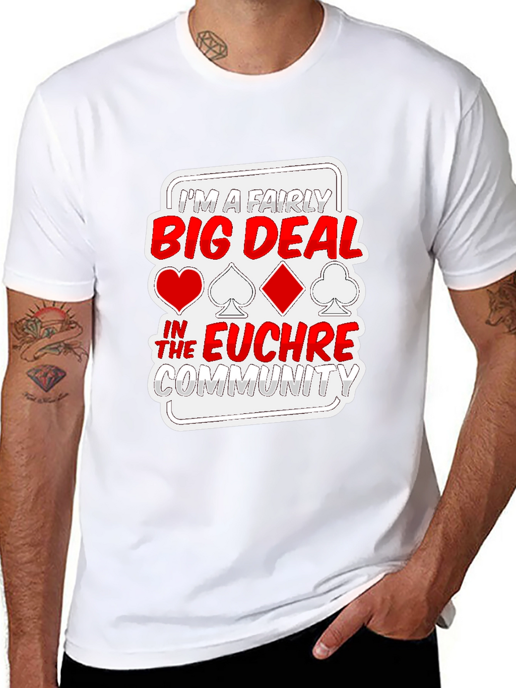 Euchre Big Deal Graphic T-Shirt - Black