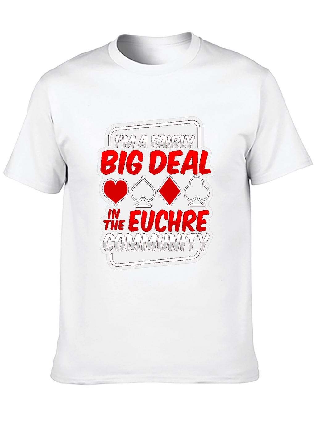 Euchre Big Deal Graphic T-Shirt - Black