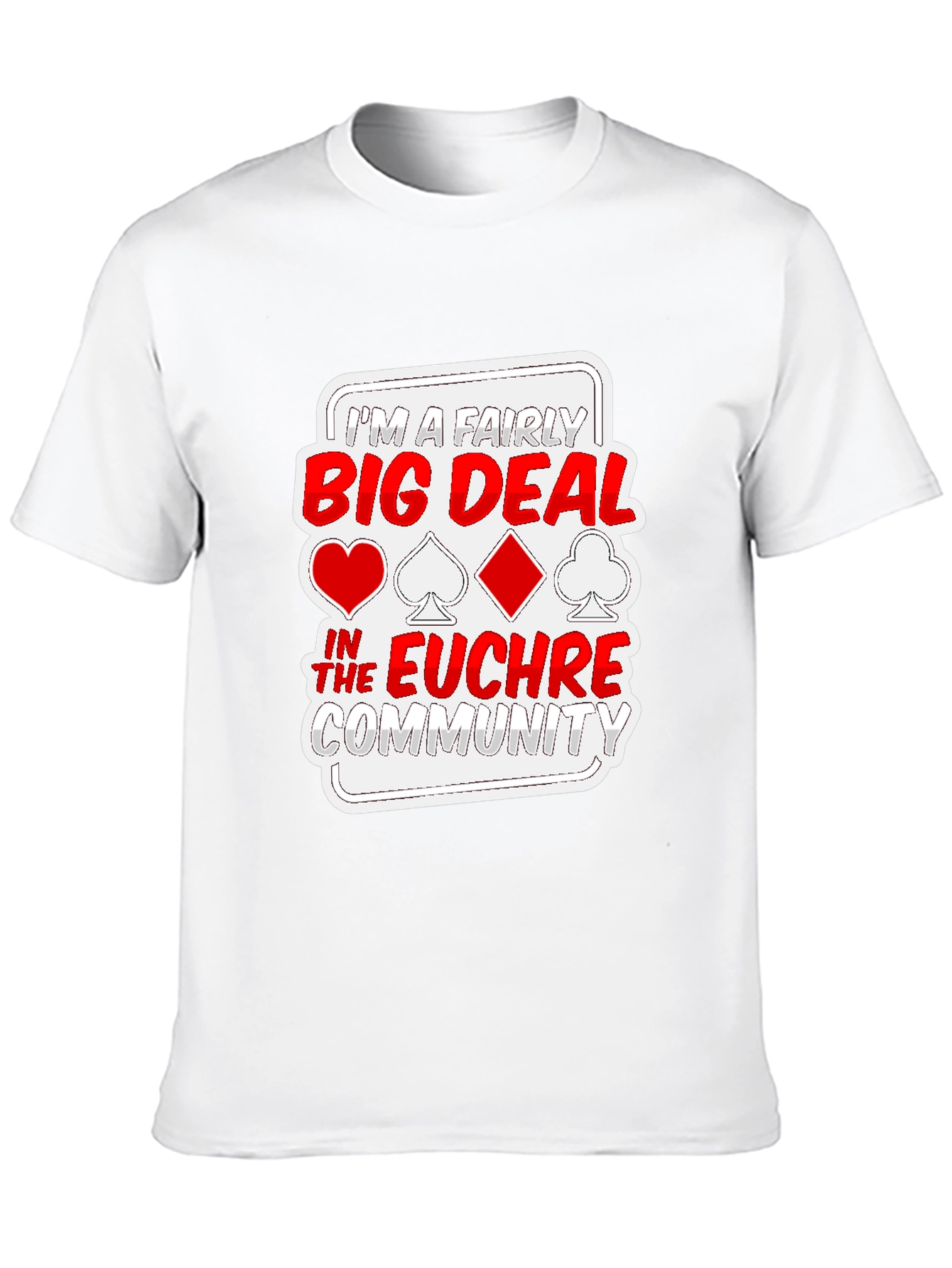 Euchre Big Deal Graphic T-Shirt - Black