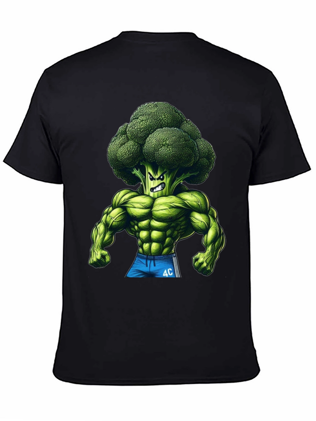 Broccoli Muscle T-Shirt - Black