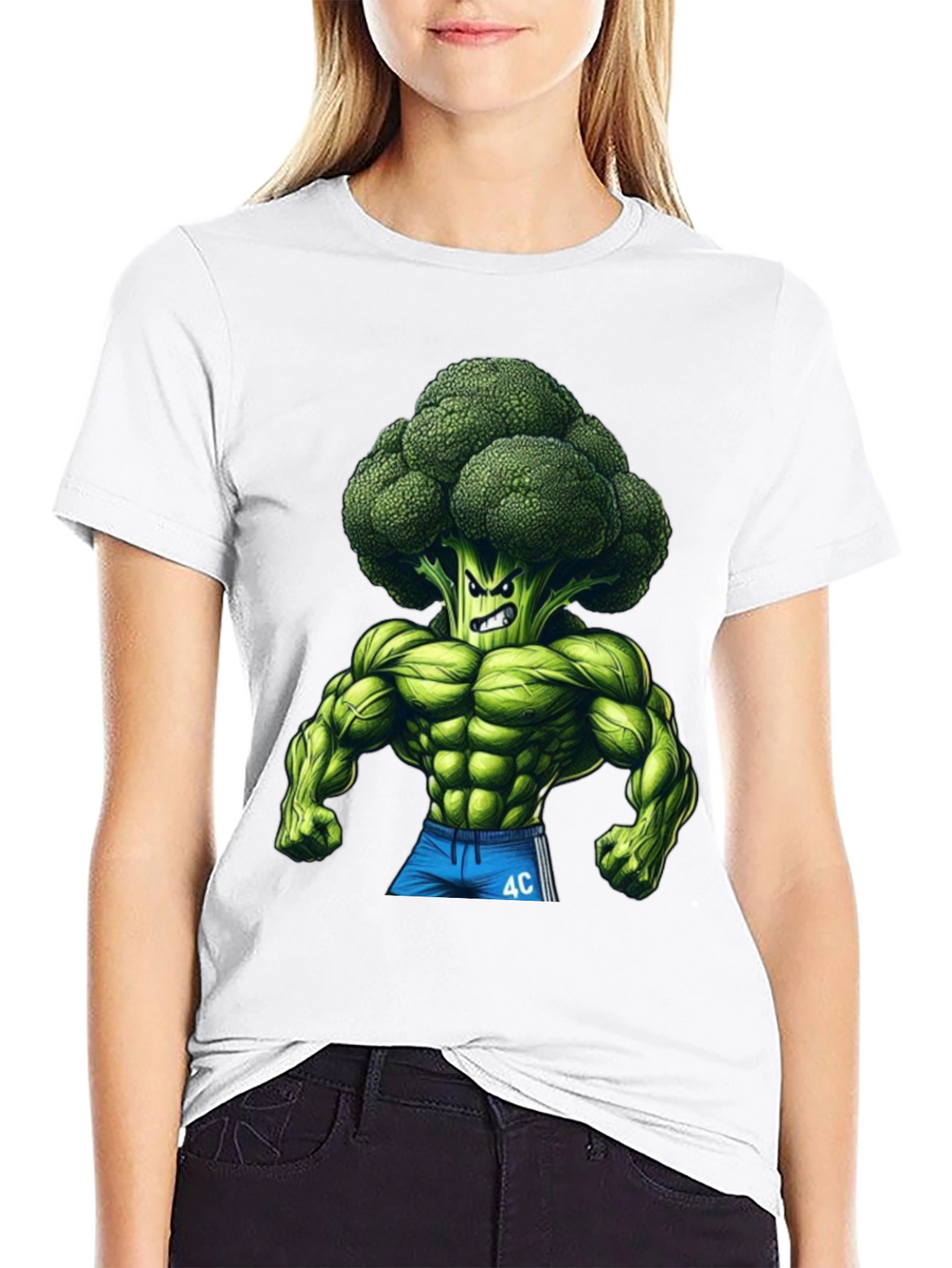 Broccoli Muscle T-Shirt - Black