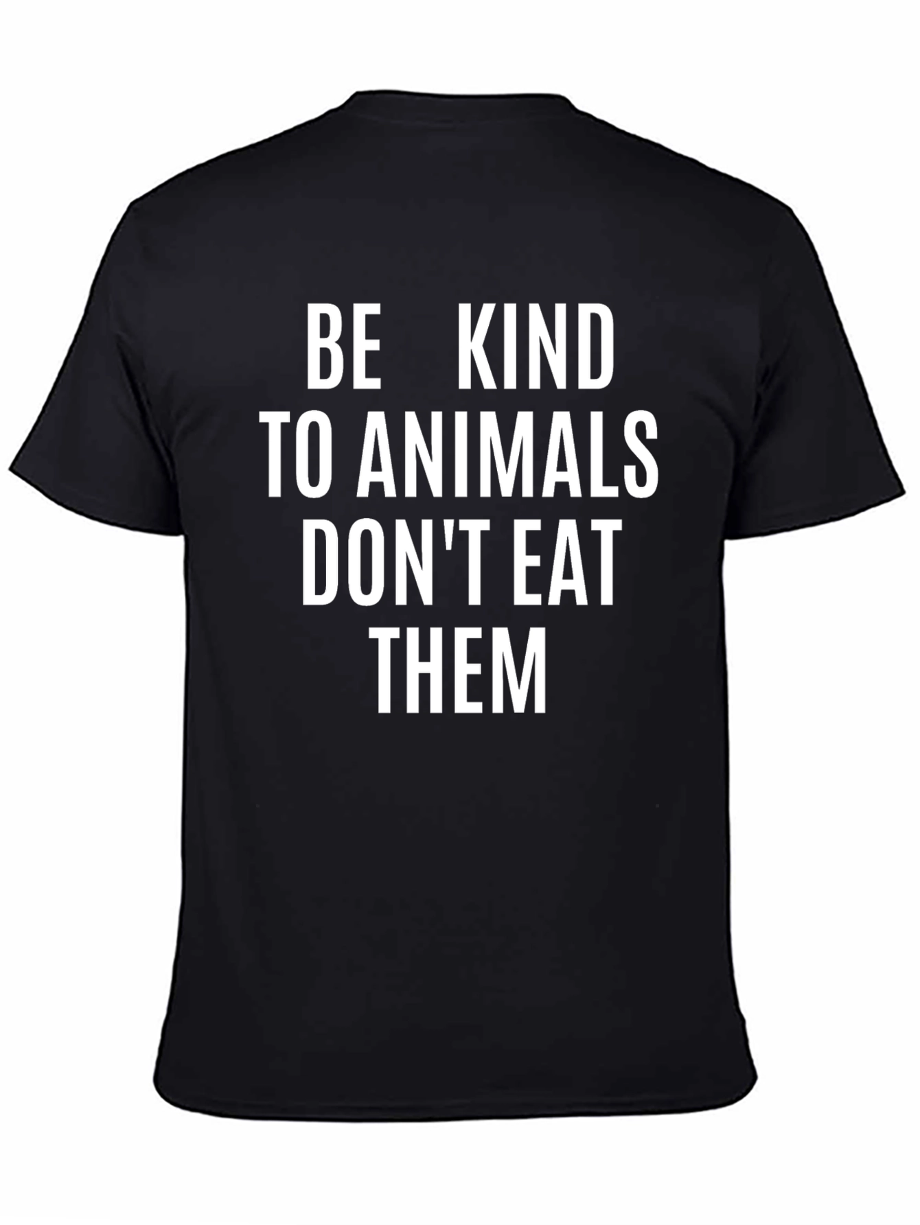 Be Kind to Animals Graphic Tee - Vegan Message Shirt
