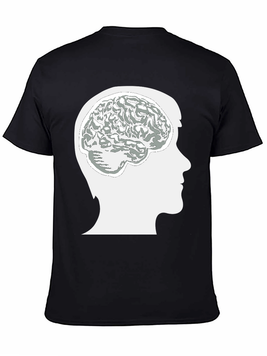 Brain Power Graphic Tee - Mens Black T-Shirt