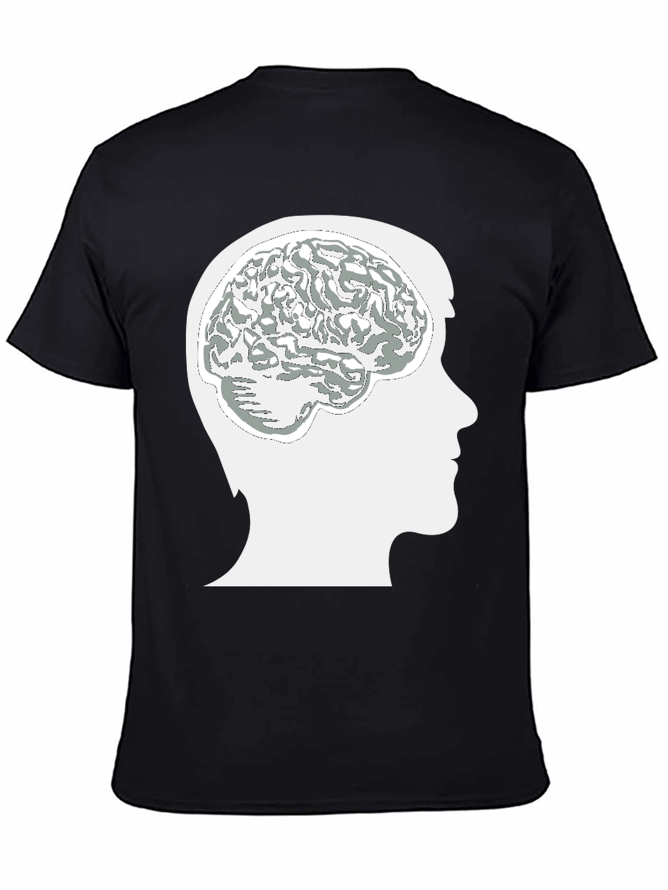 Brain Power Graphic Tee - Mens Black T-Shirt
