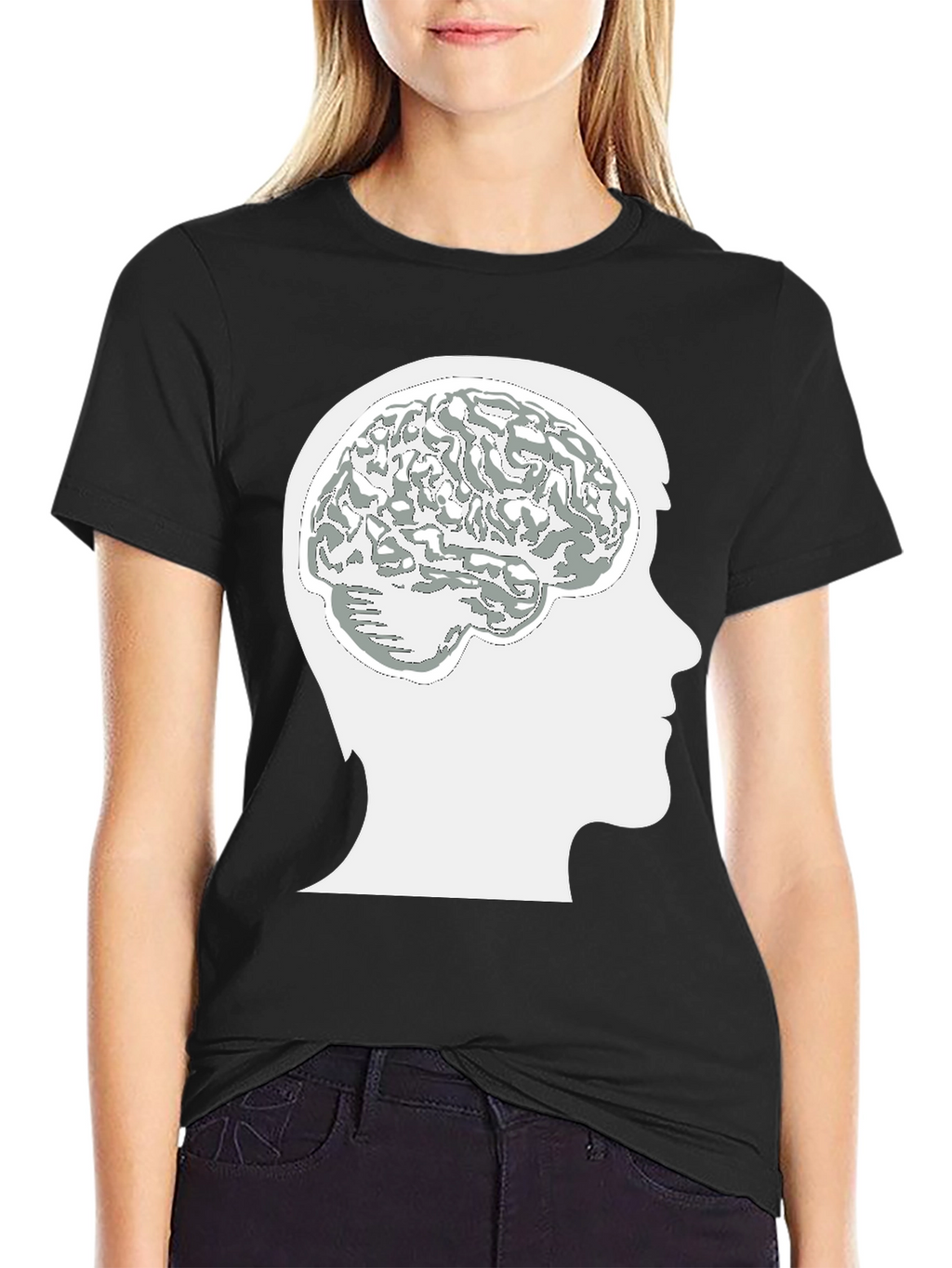Brain Power Graphic Tee - Mens Black T-Shirt