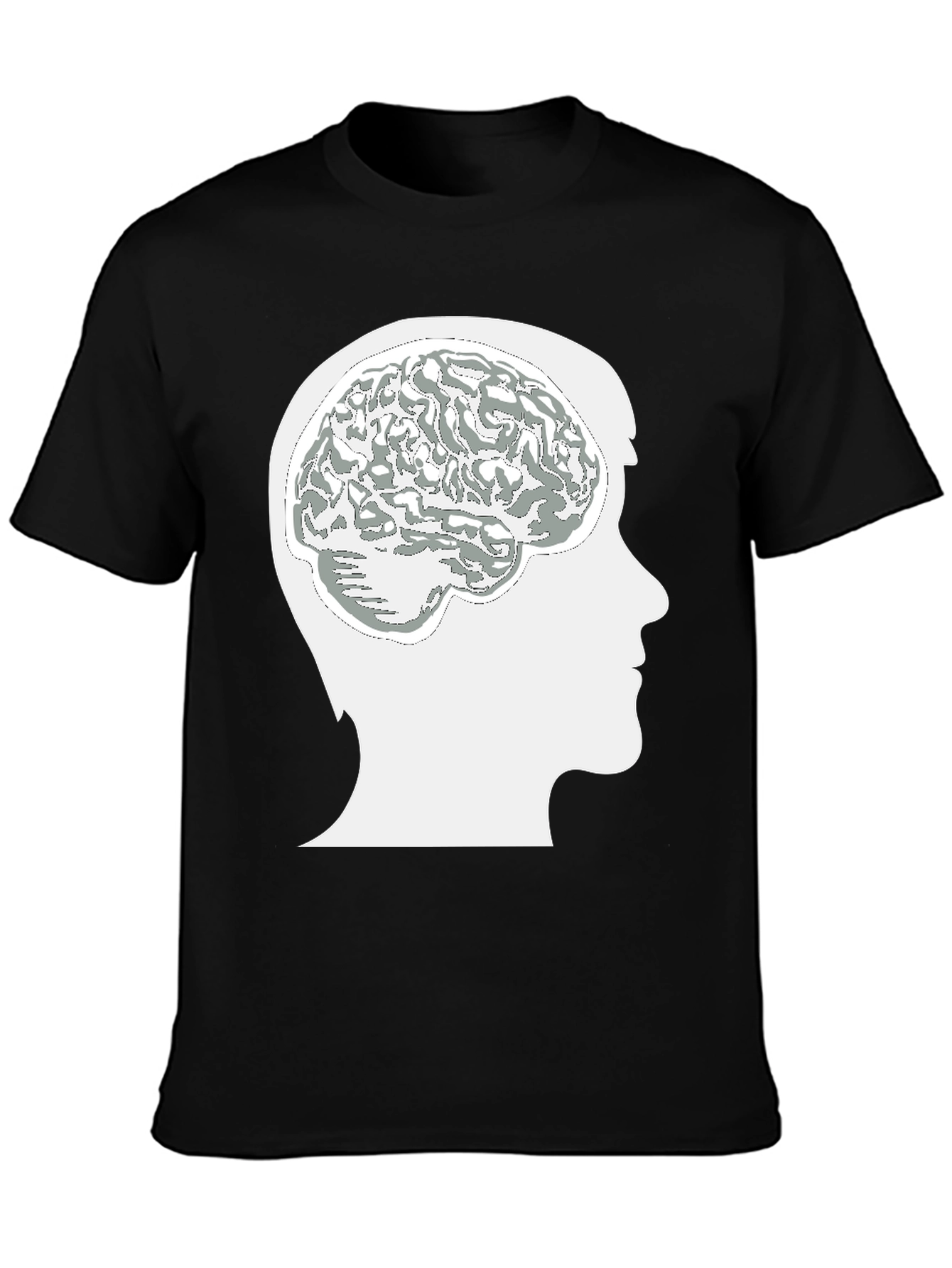 Brain Power Graphic Tee - Mens Black T-Shirt