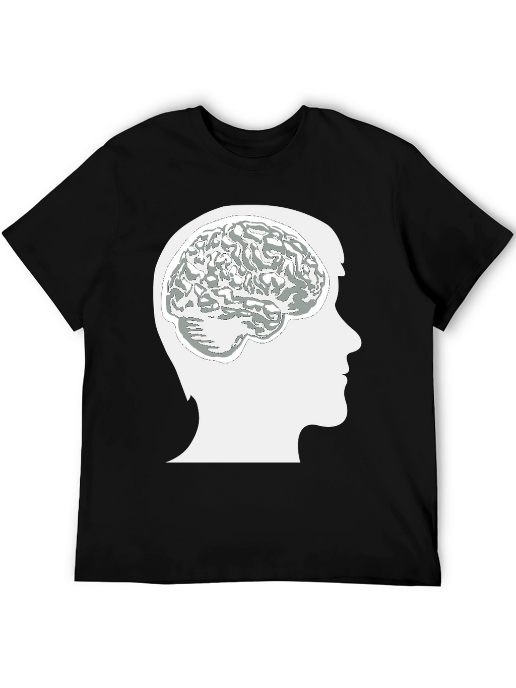 Brain Power Graphic Tee - Mens Black T-Shirt