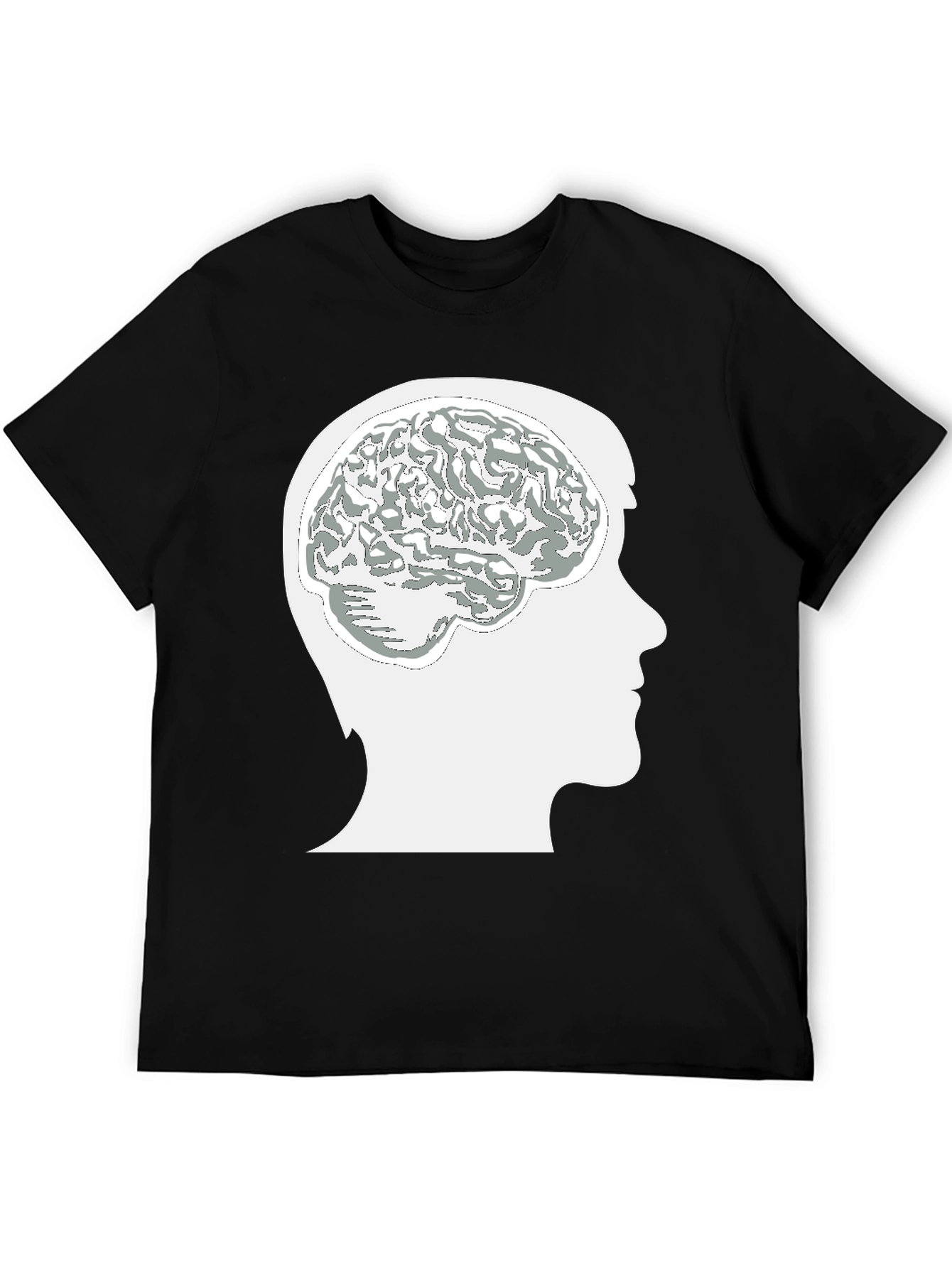 Brain Power Graphic Tee - Mens Black T-Shirt