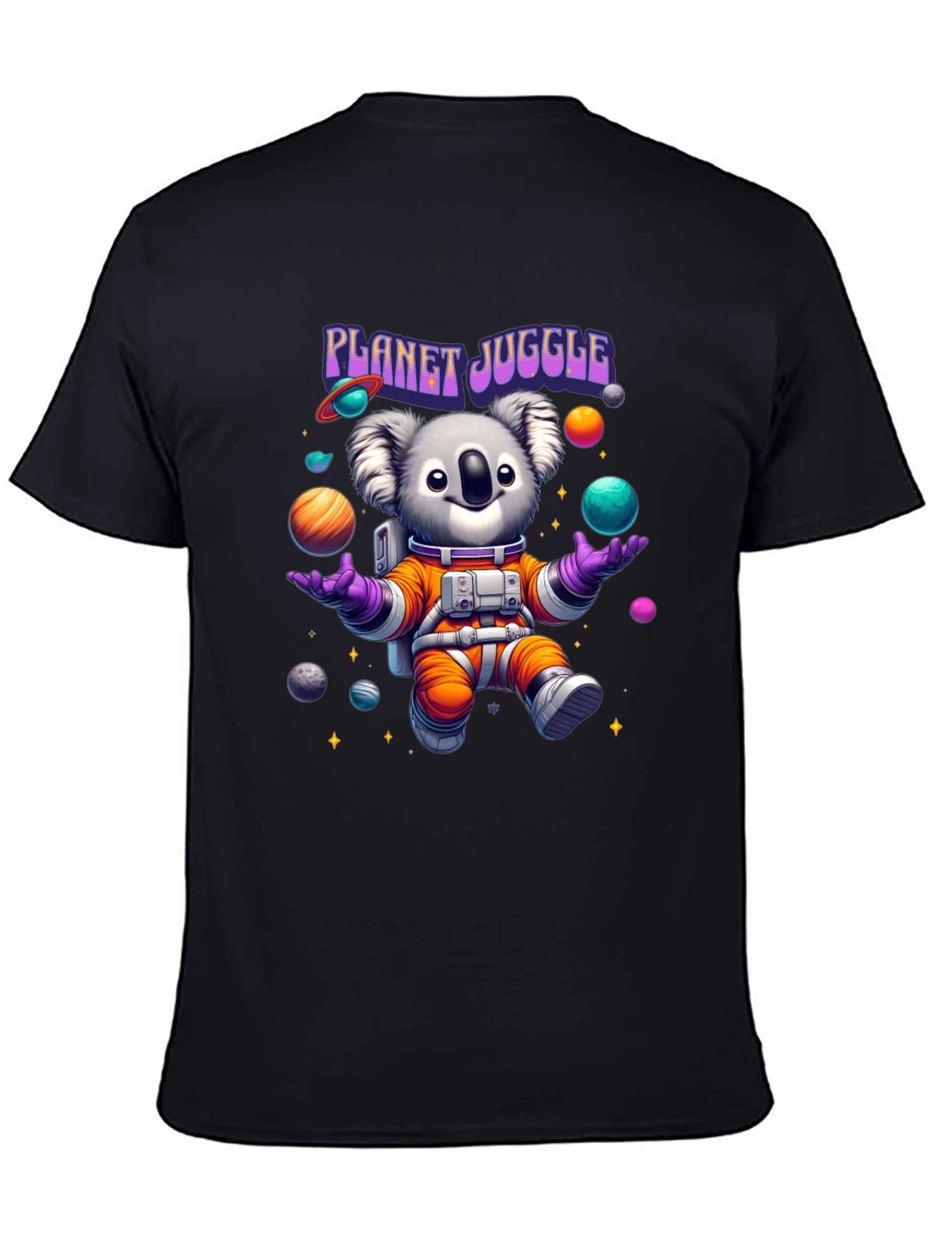 Planet Juggle Koala Astronaut T-Shirt