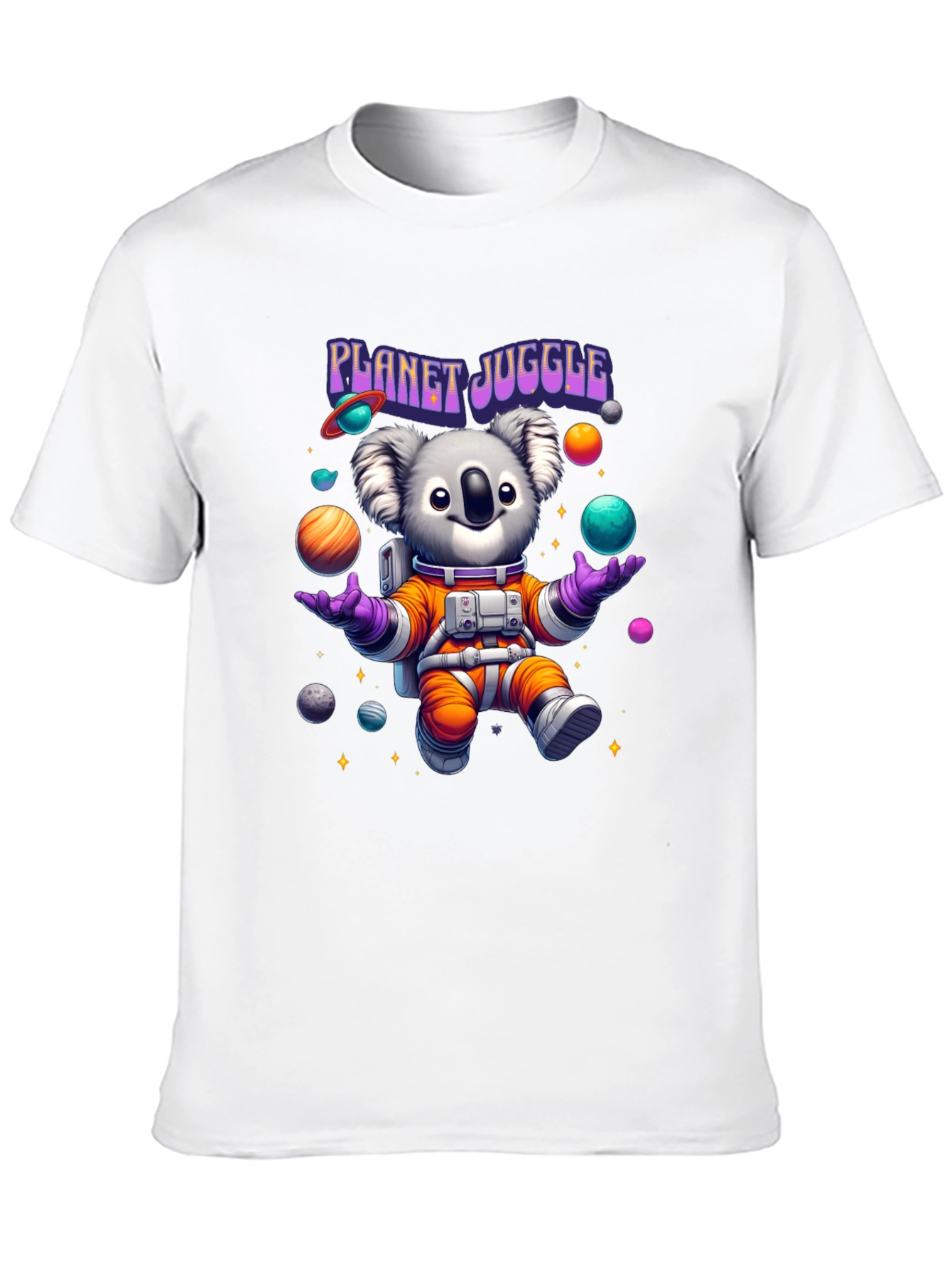 Planet Juggle Koala Astronaut T-Shirt