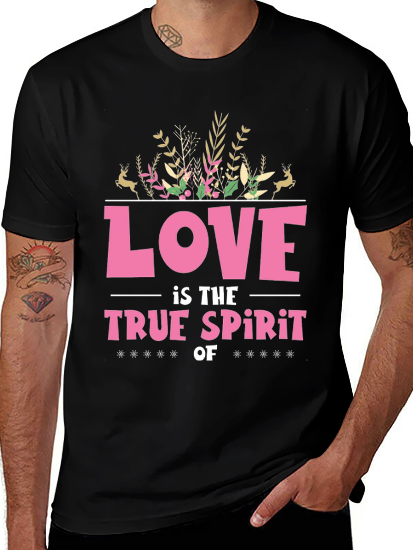 Love is the True Spirit Graphic Tee