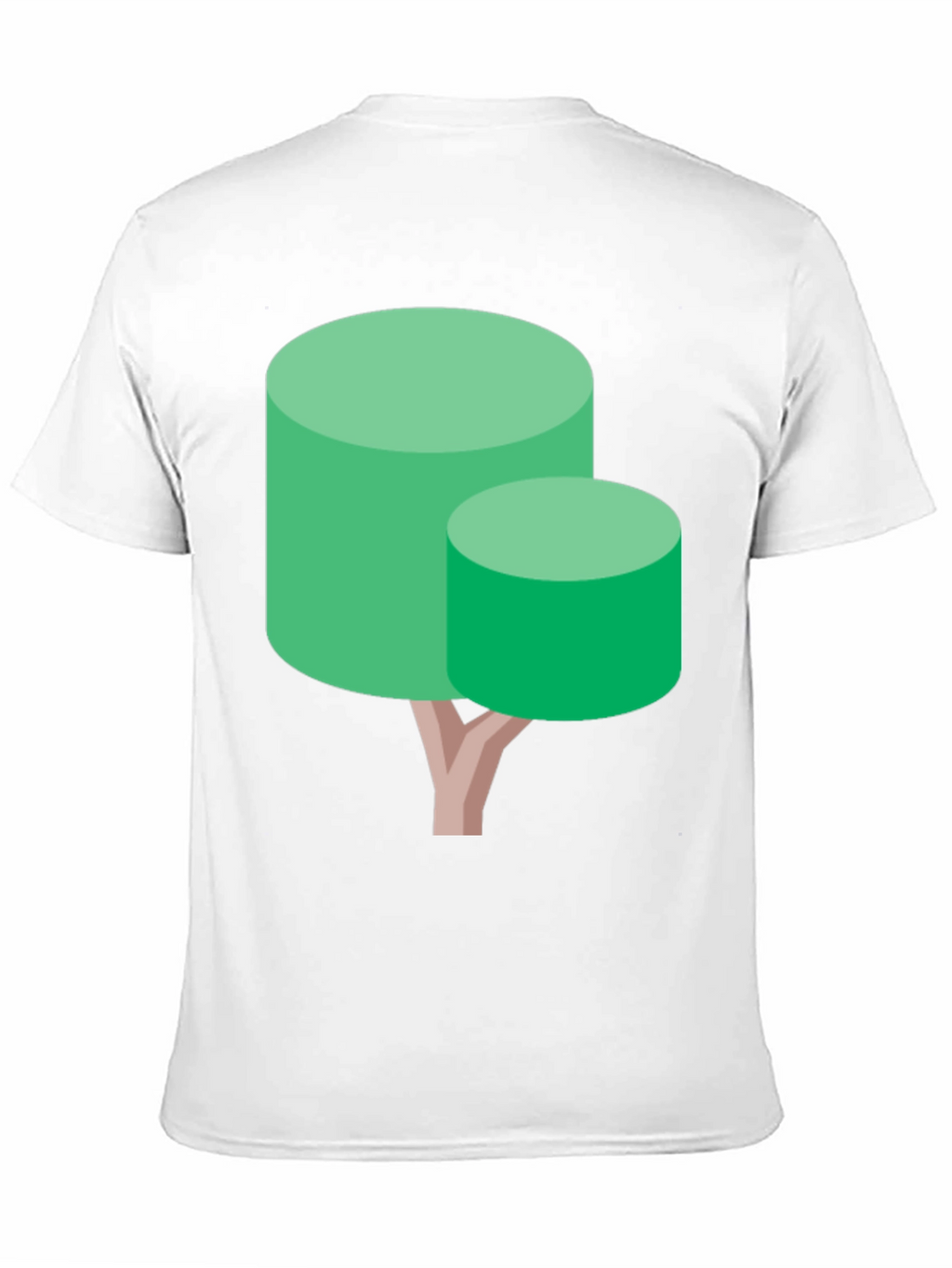 Abstract Tree Graphic Tee - Black Cotton Blend