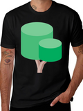 Abstract Tree Graphic Tee - Black Cotton Blend