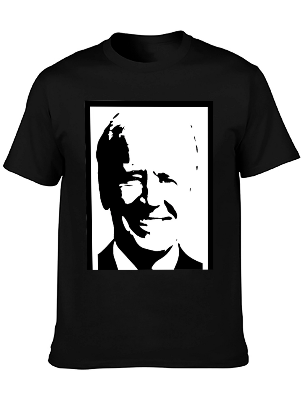 Biden Portrait Black T-Shirt