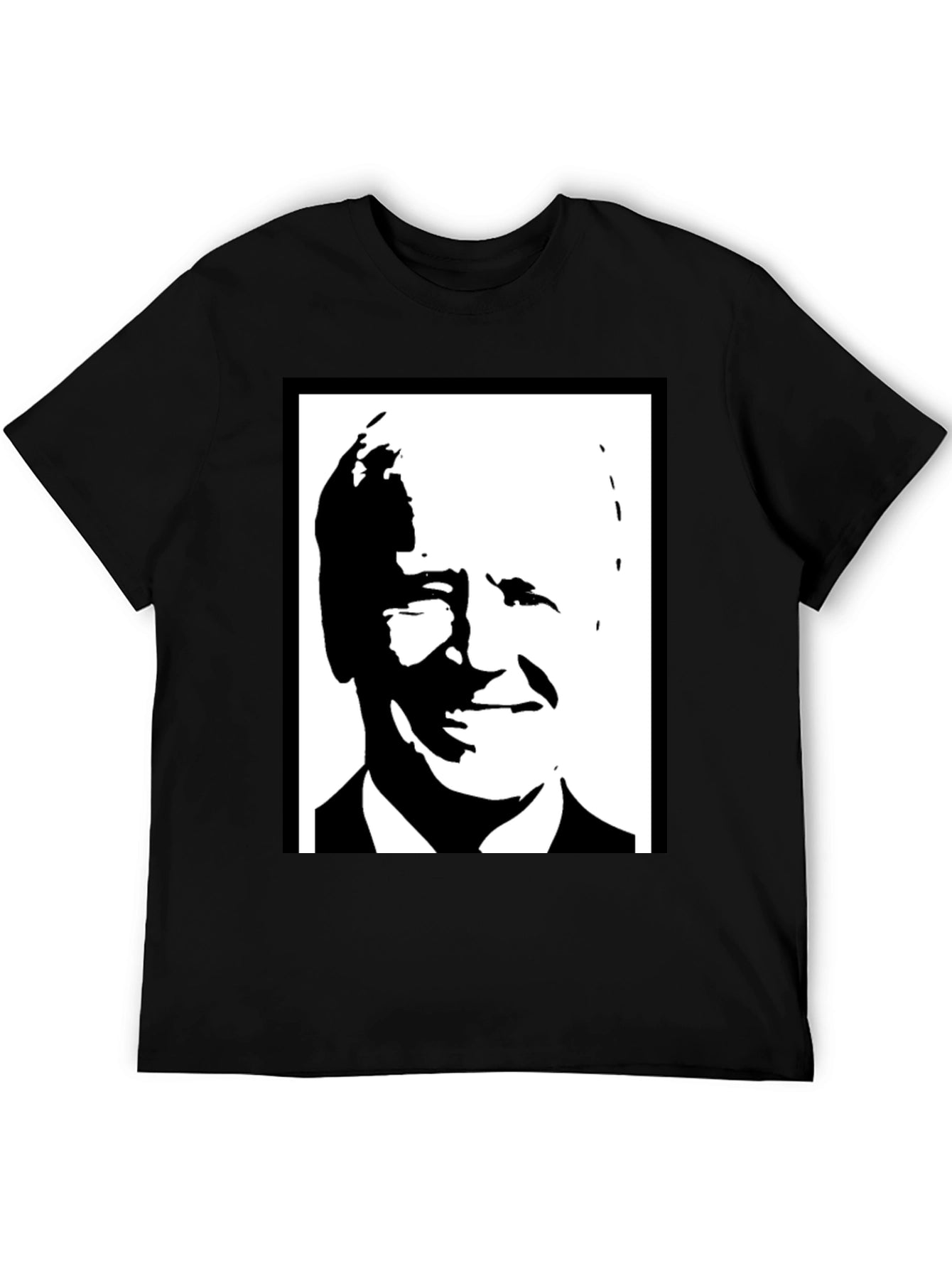 Biden Portrait Black T-Shirt