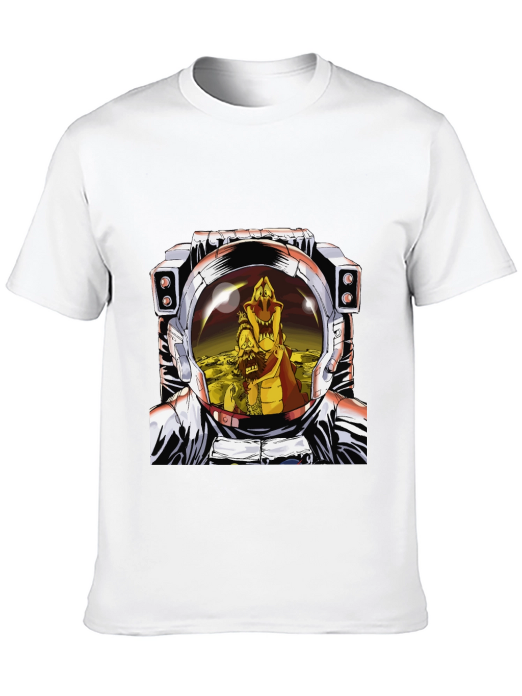 Astronaut Reflective Print Graphic Tee