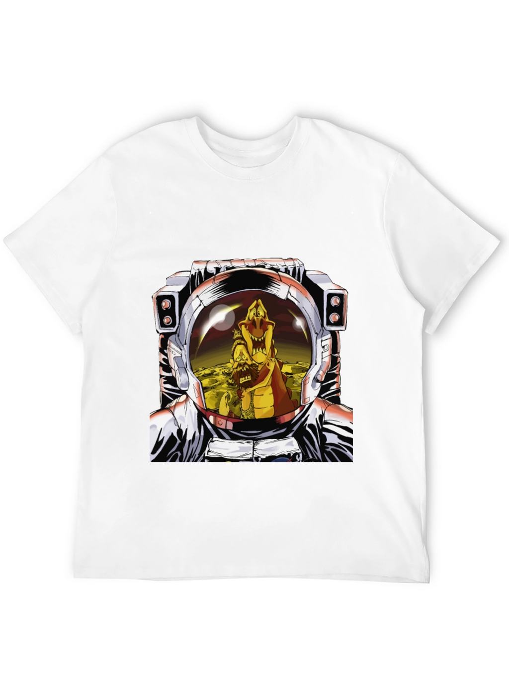Astronaut Reflective Print Graphic Tee