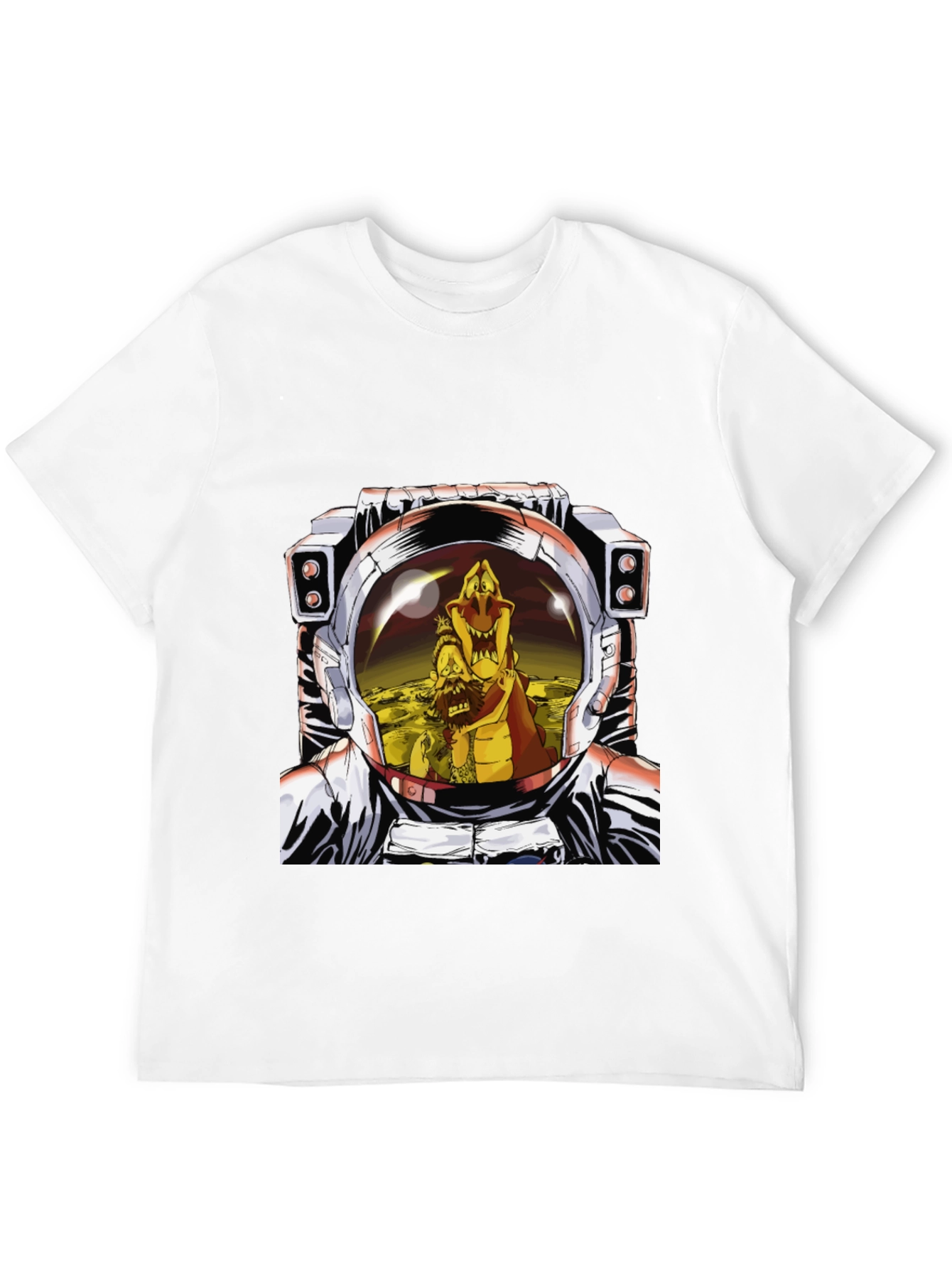 Astronaut Reflective Print Graphic Tee