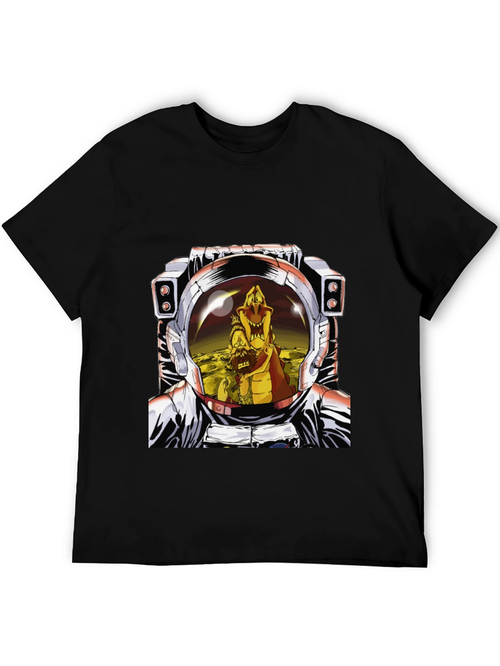 Astronaut Reflective Print Graphic Tee