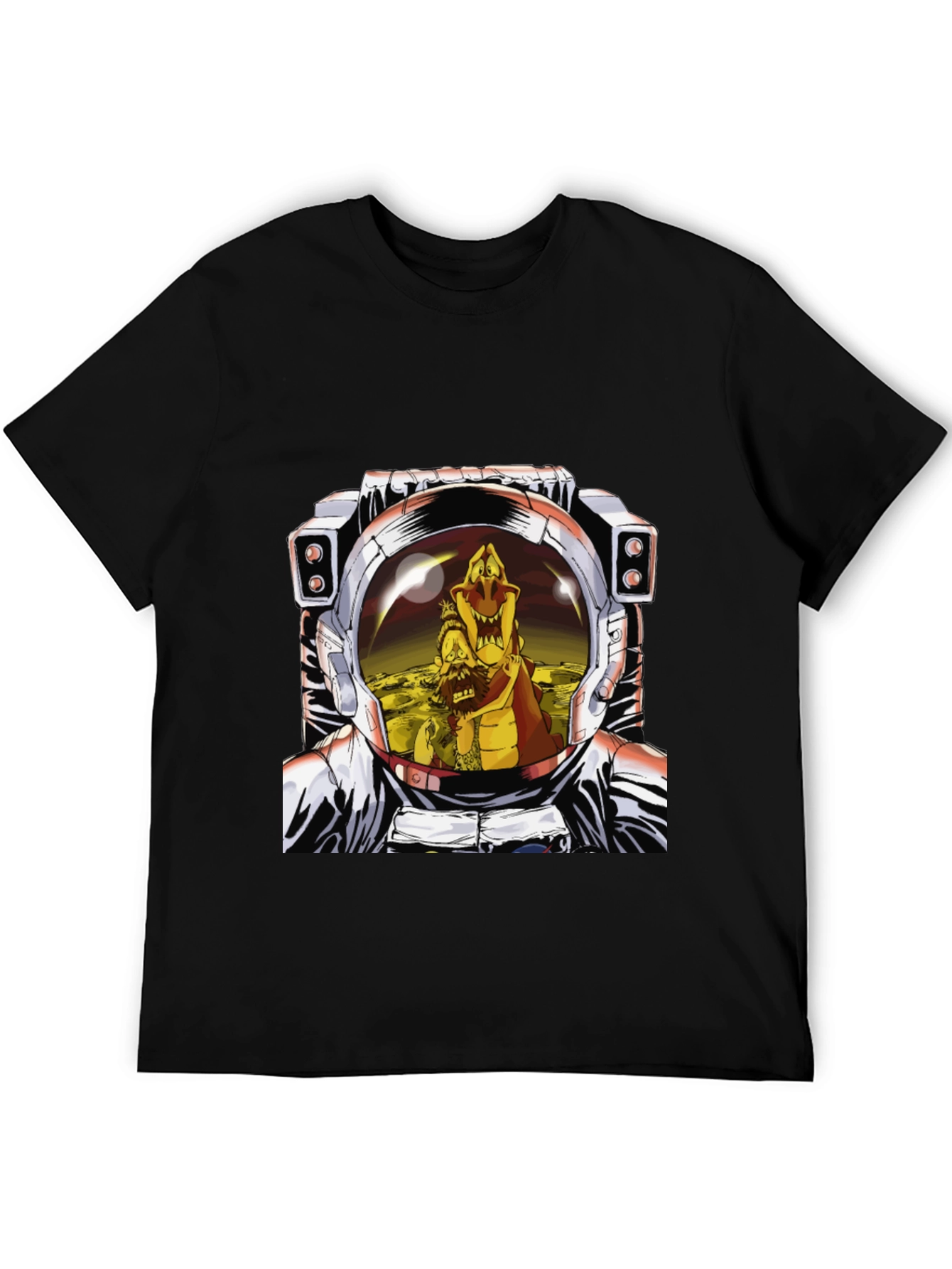 Astronaut Reflective Print Graphic Tee