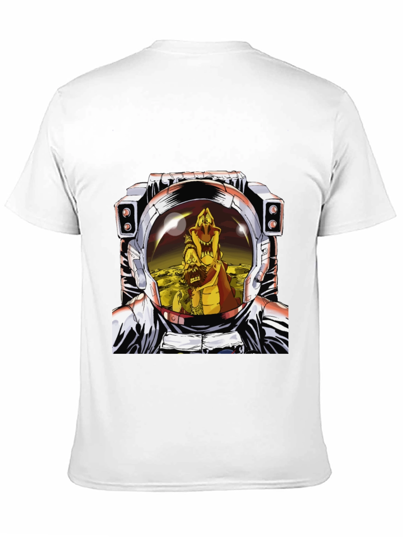 Astronaut Reflective Print Graphic Tee