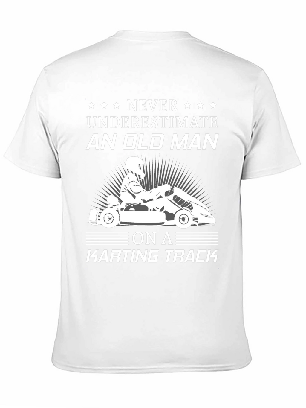 Old Man Karting T-Shirt - Funny Racing Tee