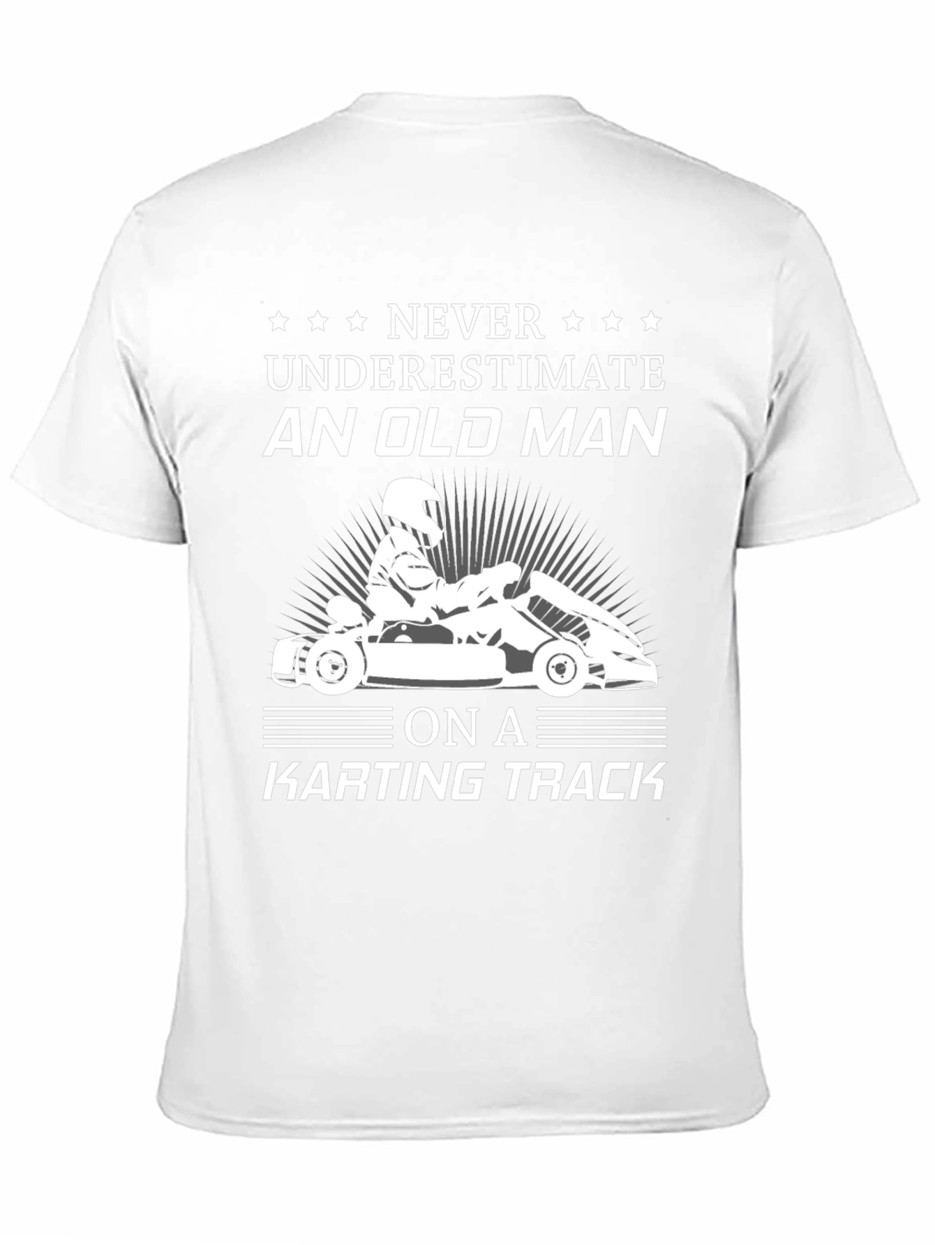Old Man Karting T-Shirt - Funny Racing Tee