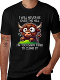 Funny Highland Cow Tired T-Shirt