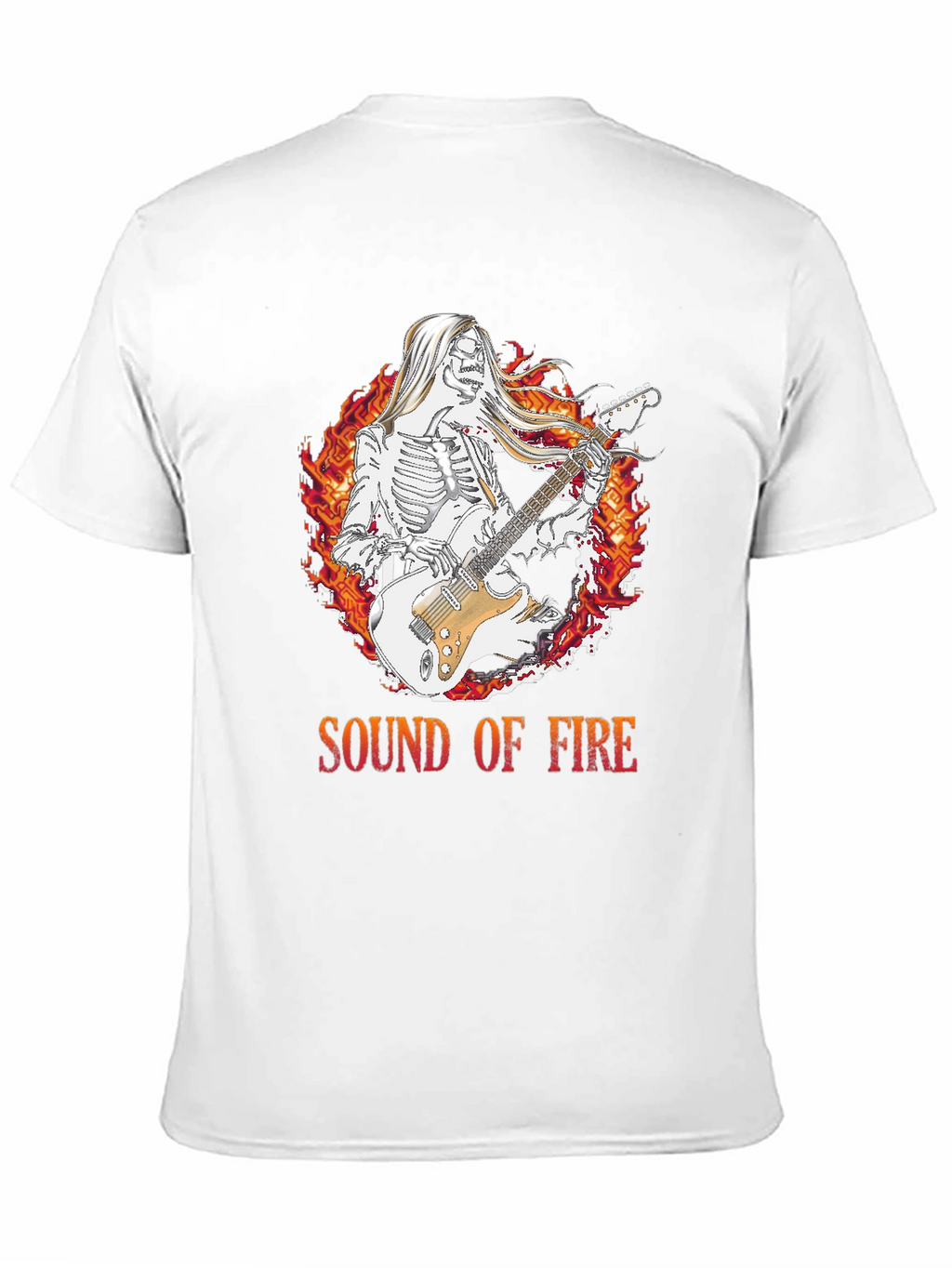 Sound of Fire Graphic Tee - Skeleton Guitarist