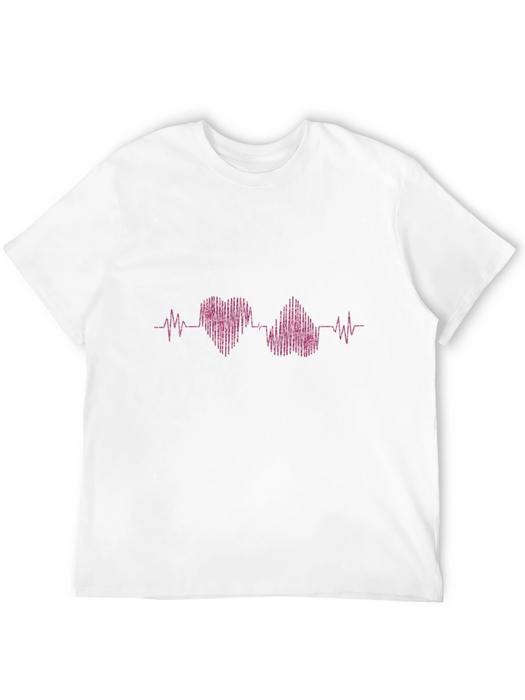 Heartbeat Love Graphic Tee - Black