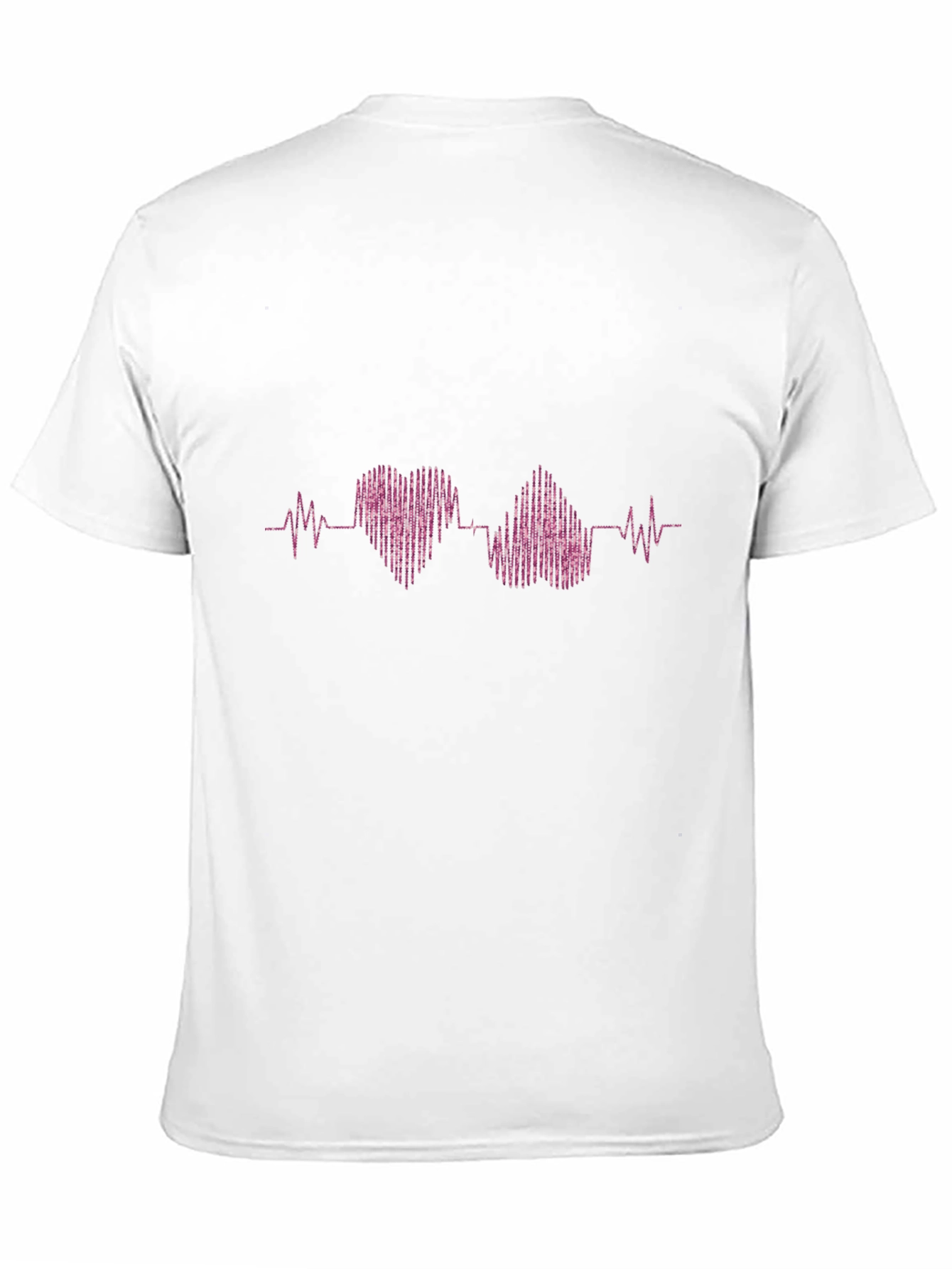 Heartbeat Love Graphic Tee - Black