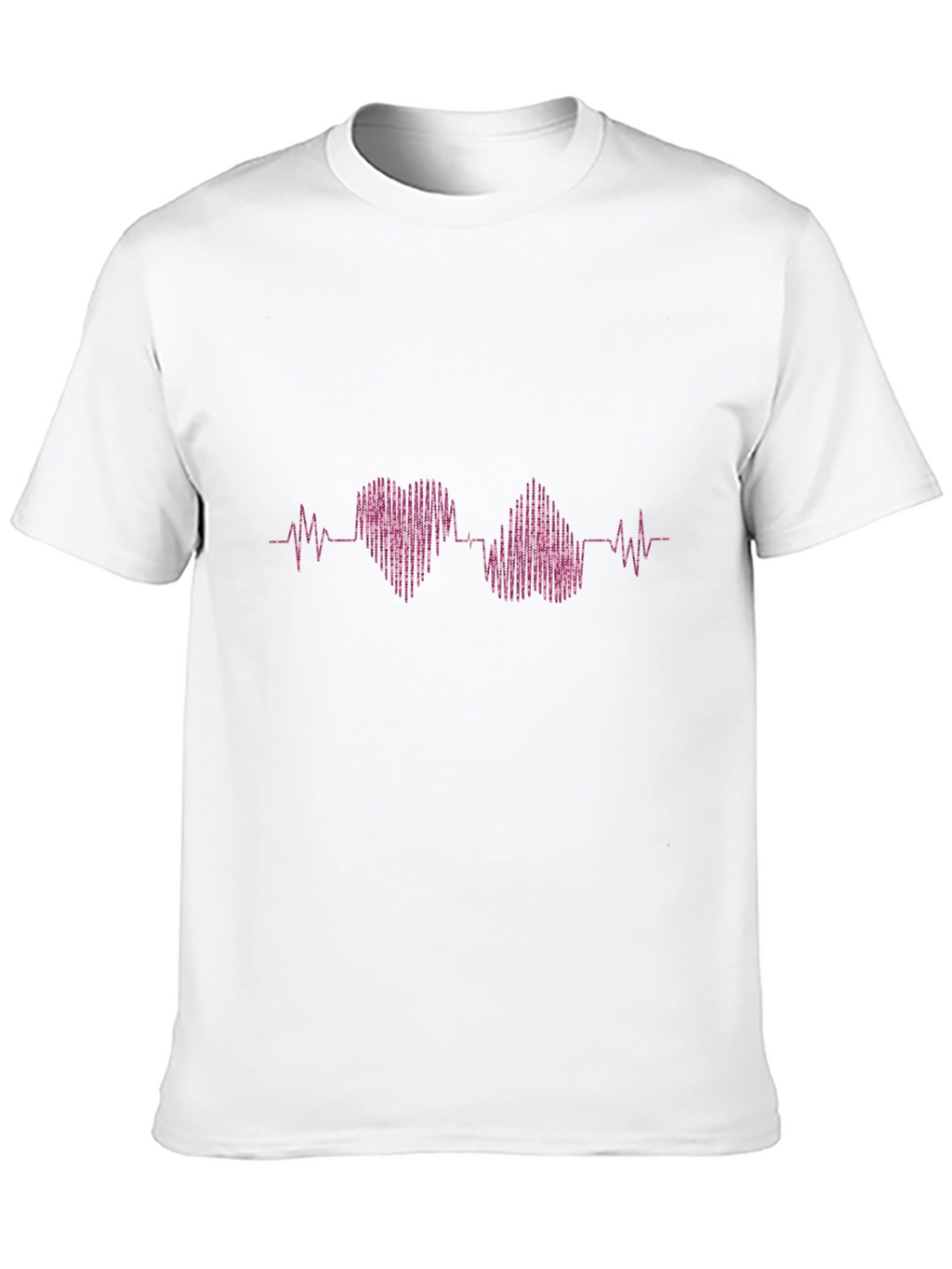Heartbeat Love Graphic Tee - Black