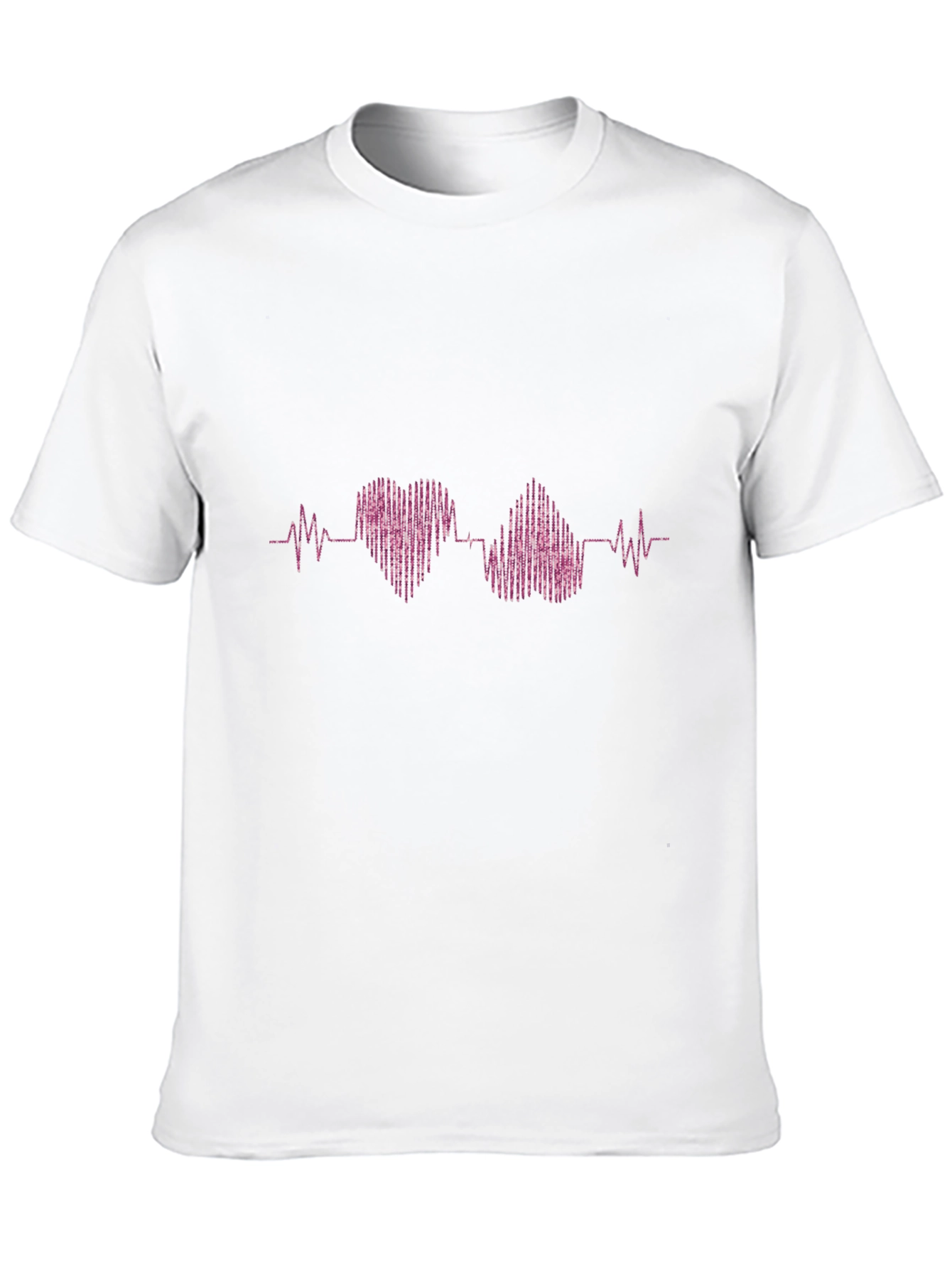 Heartbeat Love Graphic Tee - Black