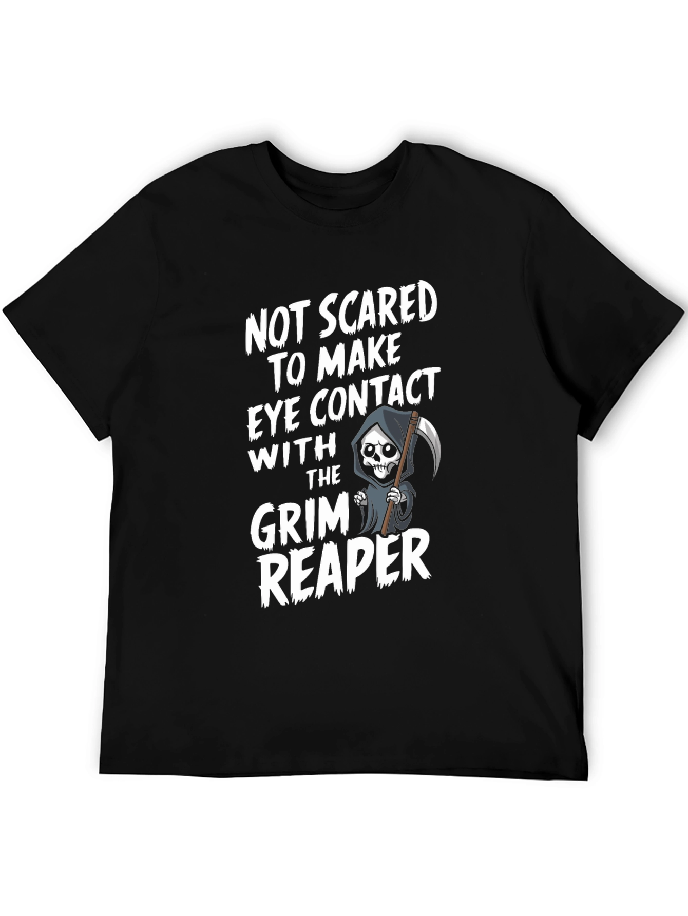 Grim Reaper Graphic T-Shirt - Halloween Spooky Tee